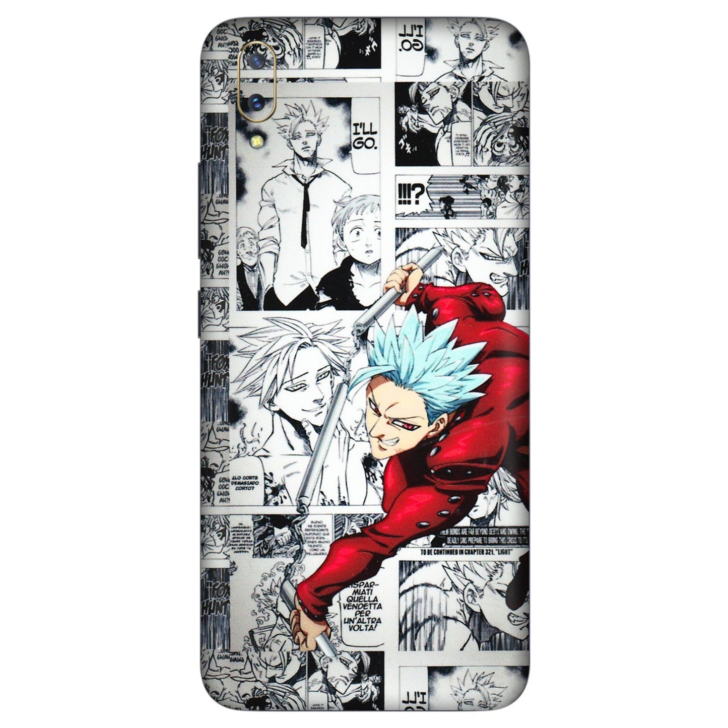 VIVO Z/V/X/T/U/S Series Phone Skins (All Models) - Anime Comic - 3D Embossed Finish (L-192) Vivo V11 Pro