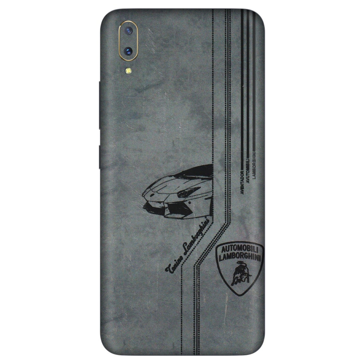 VIVO Z/V/X/T/U/S Series Phone Skins (All Models) - New Lamborgini Aventador - 3D Embossed Finish (L-321) Vivo V11 Pro