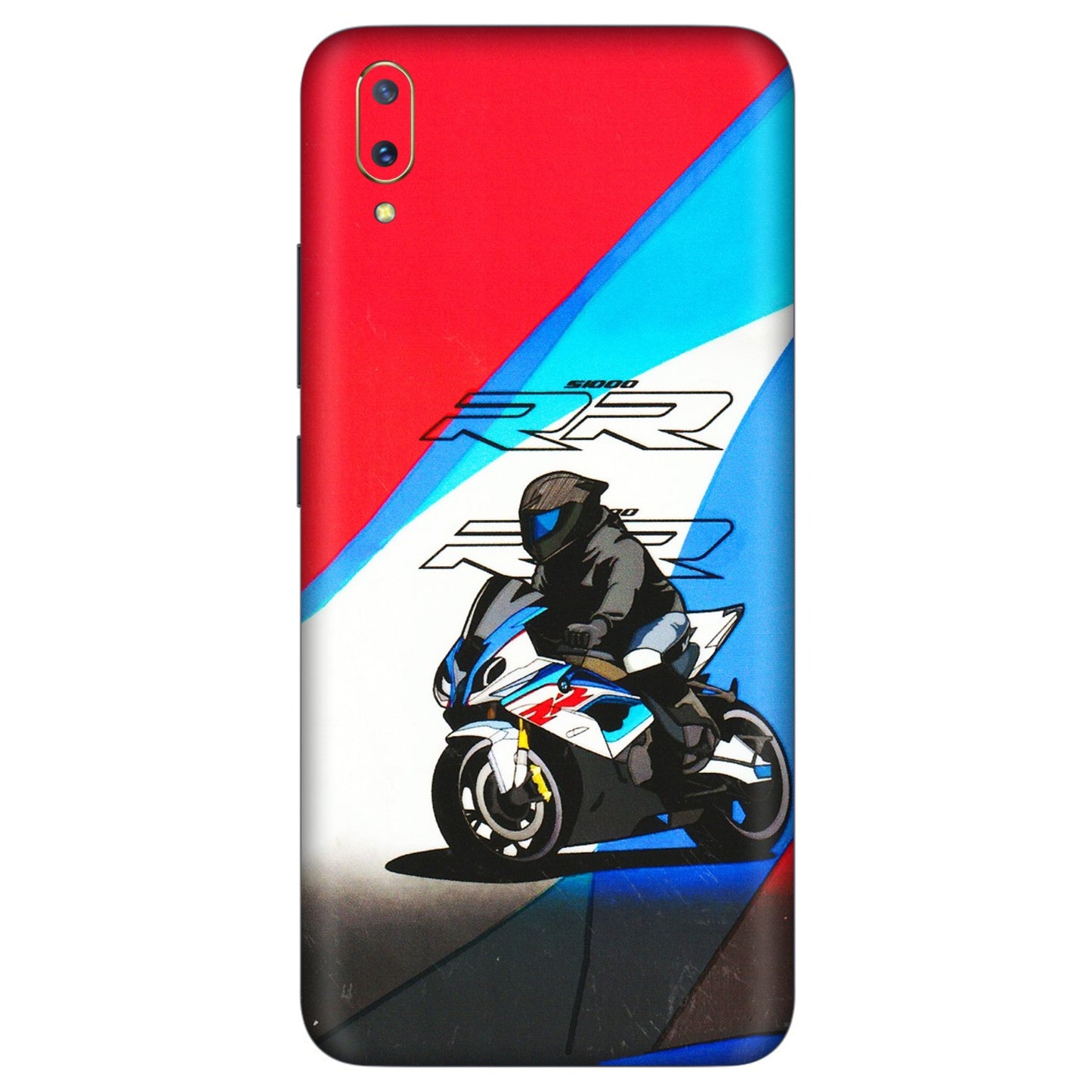VIVO Z/V/X/T/U/S Series Phone Skins (All Models) - Bikers Love - 3D Embossed Finish (L-58) Vivo V11 Pro