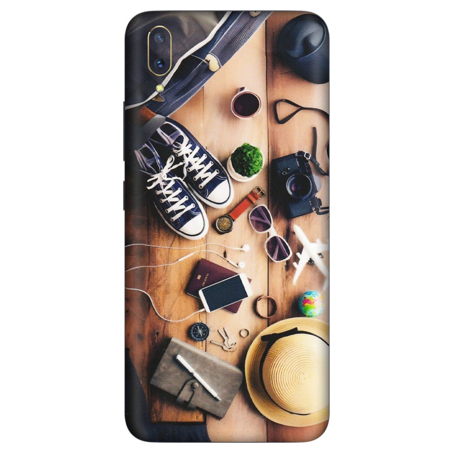 VIVO Z/V/X/T/U/S Series Phone Skins (All Models) - Travel Wanderlust - Matte Finish (M-133) Vivo V11 Pro