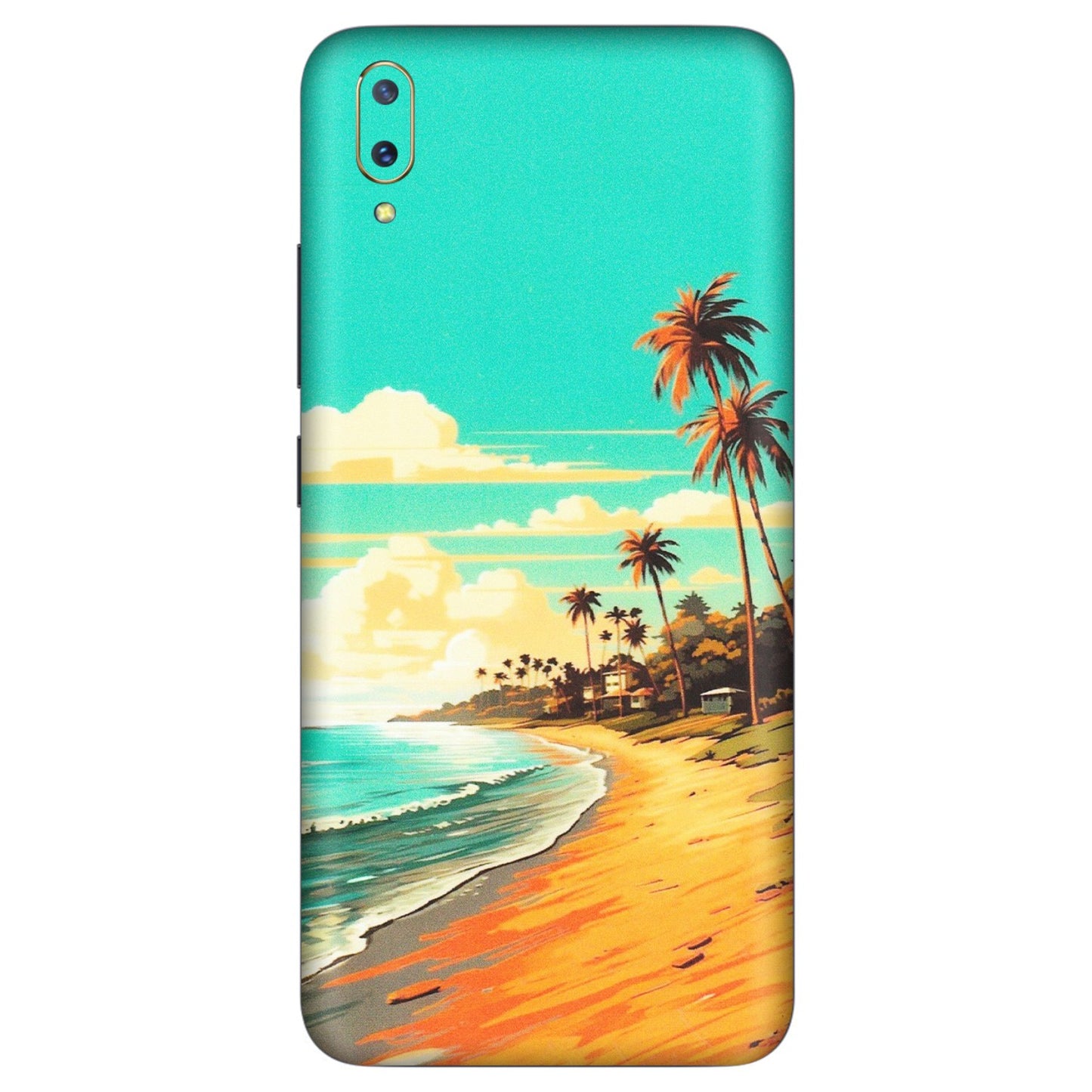 VIVO Z/V/X/T/U/S Series Phone Skins (All Models) - Miami Beach - Matte Finish (M-136) Vivo V11 Pro