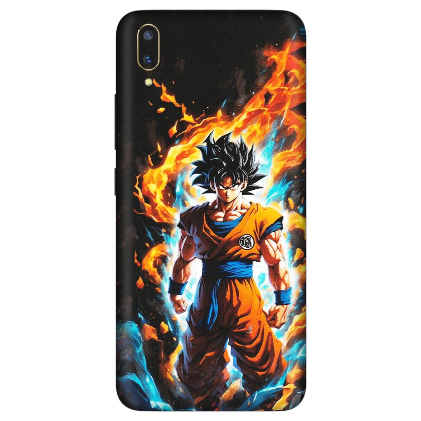 VIVO Z/V/X/T/U/S Series Phone Skins (All Models) - Goku Transformation Anime - Matte Finish (M-159) Vivo V11 Pro
