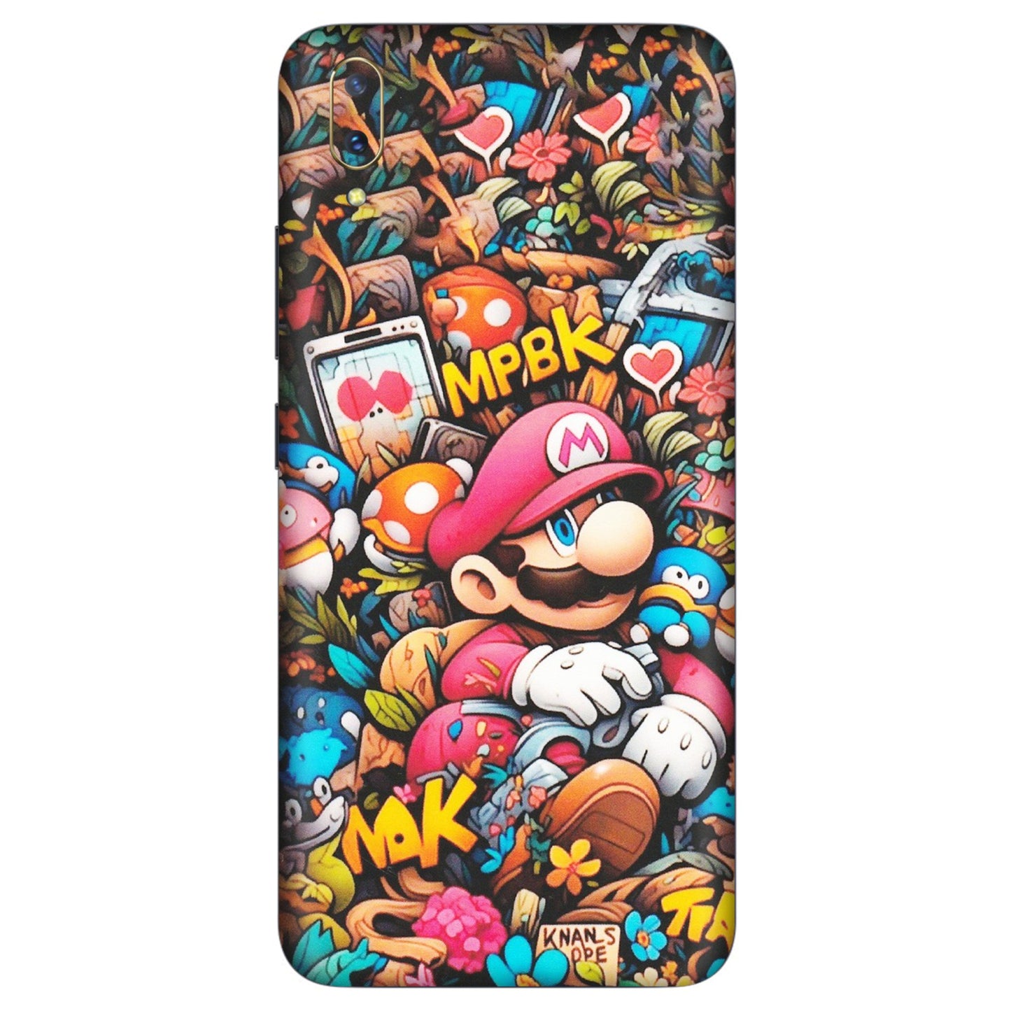 VIVO Z/V/X/T/U/S Series Phone Skins (All Models) - Super Mario Bros Artistic - Matte Finish (M-173) Vivo V11 Pro