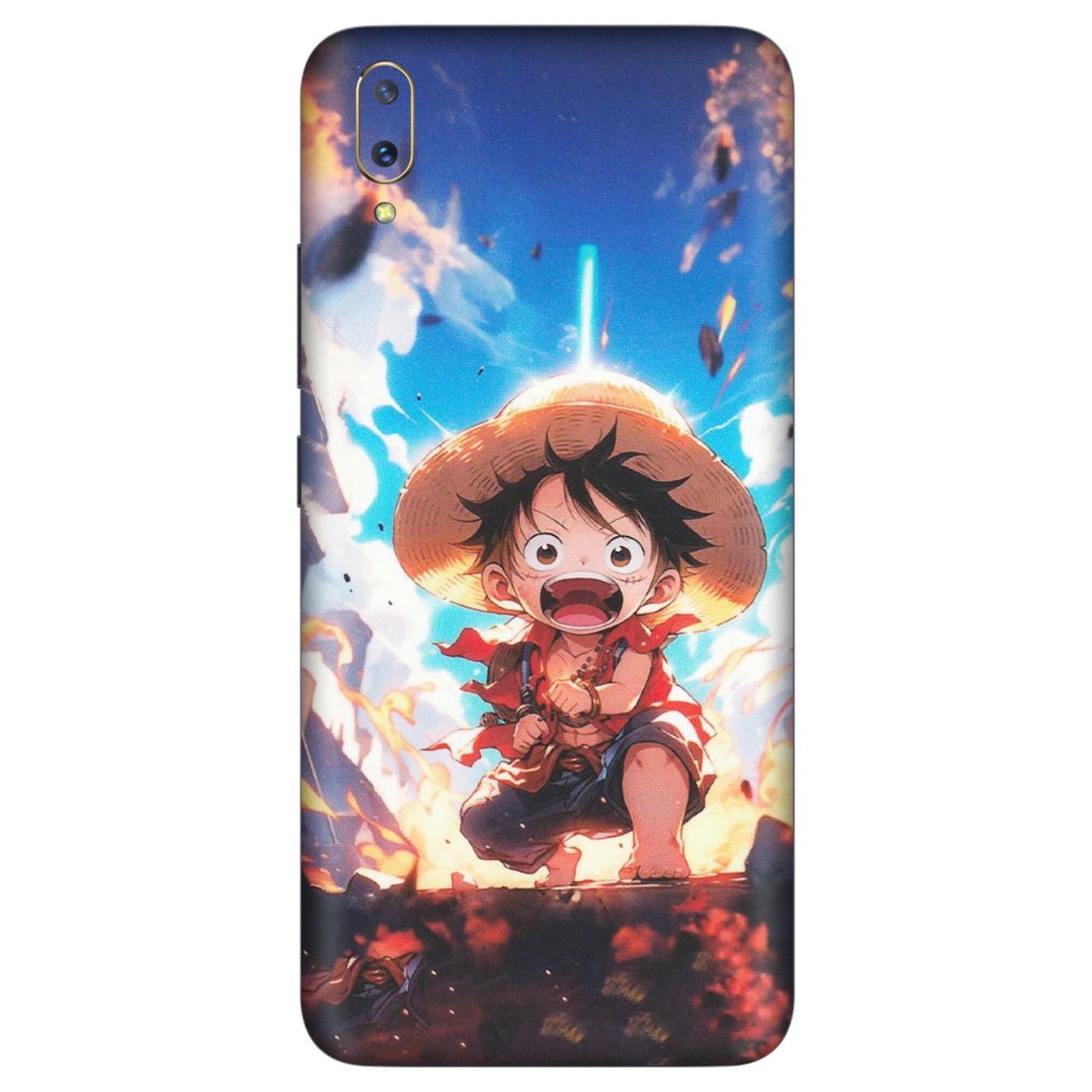 VIVO Z/V/X/T/U/S Series Phone Skins (All Models) - Toon One Piece Cute Character - Matte Finish (M-35) Vivo V11 Pro