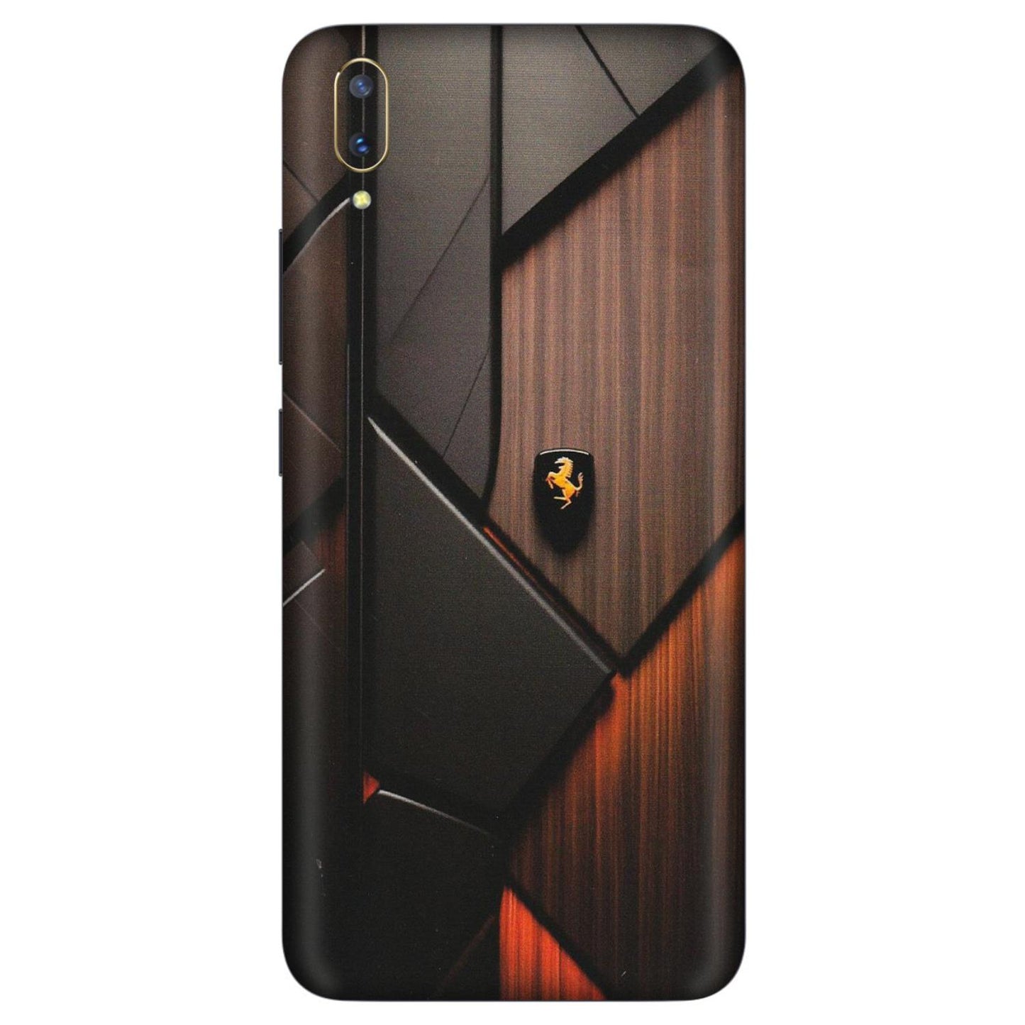 VIVO Z/V/X/T/U/S Series Phone Skins (All Models) - Lambo Beauty Wood Pattern Sober - Matte Finish (M-51) Vivo V11 Pro