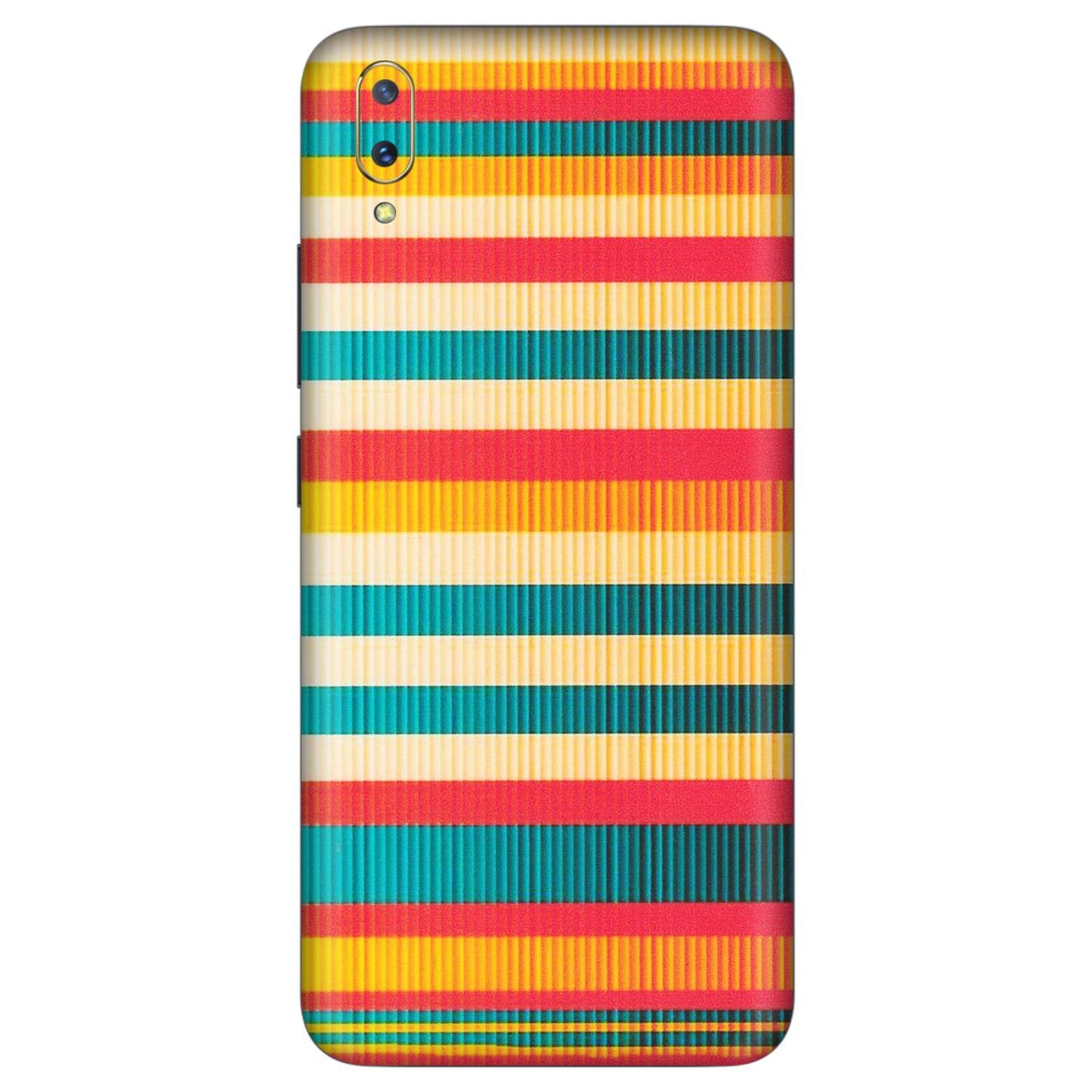 VIVO Z/V/X/T/U/S Series Phone Skins (All Models) - Colourful Stripes Soothing Effect - Matte Finish (M-86) Vivo V11 Pro
