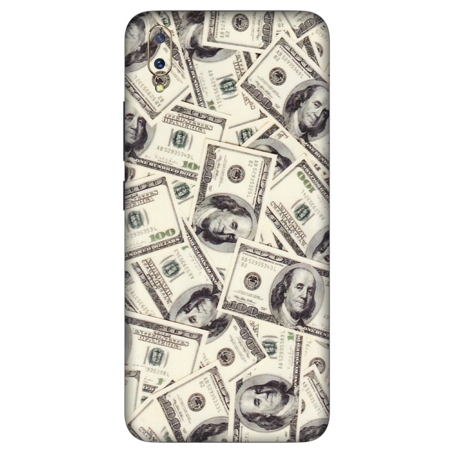 VIVO Z/V/X/T/U/S Series Phone Skins (All Models) - Dollar Lover - Transparent Finish (T-17) Vivo V11 Pro