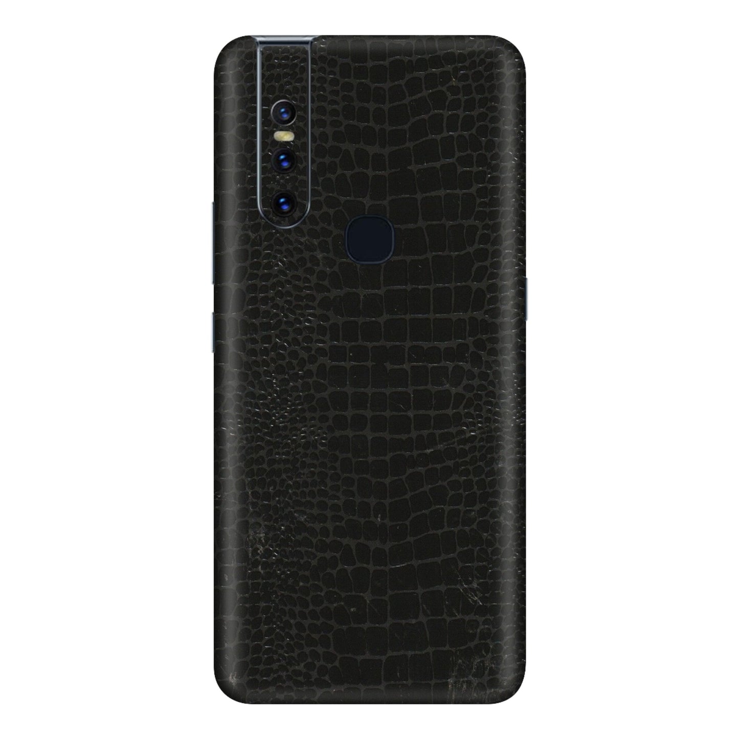 VIVO Z/V/X/T/U/S Series Phone Skins (All Models) - Snake Leather Black - 3D Embossed Finish (L-107) Vivo V15
