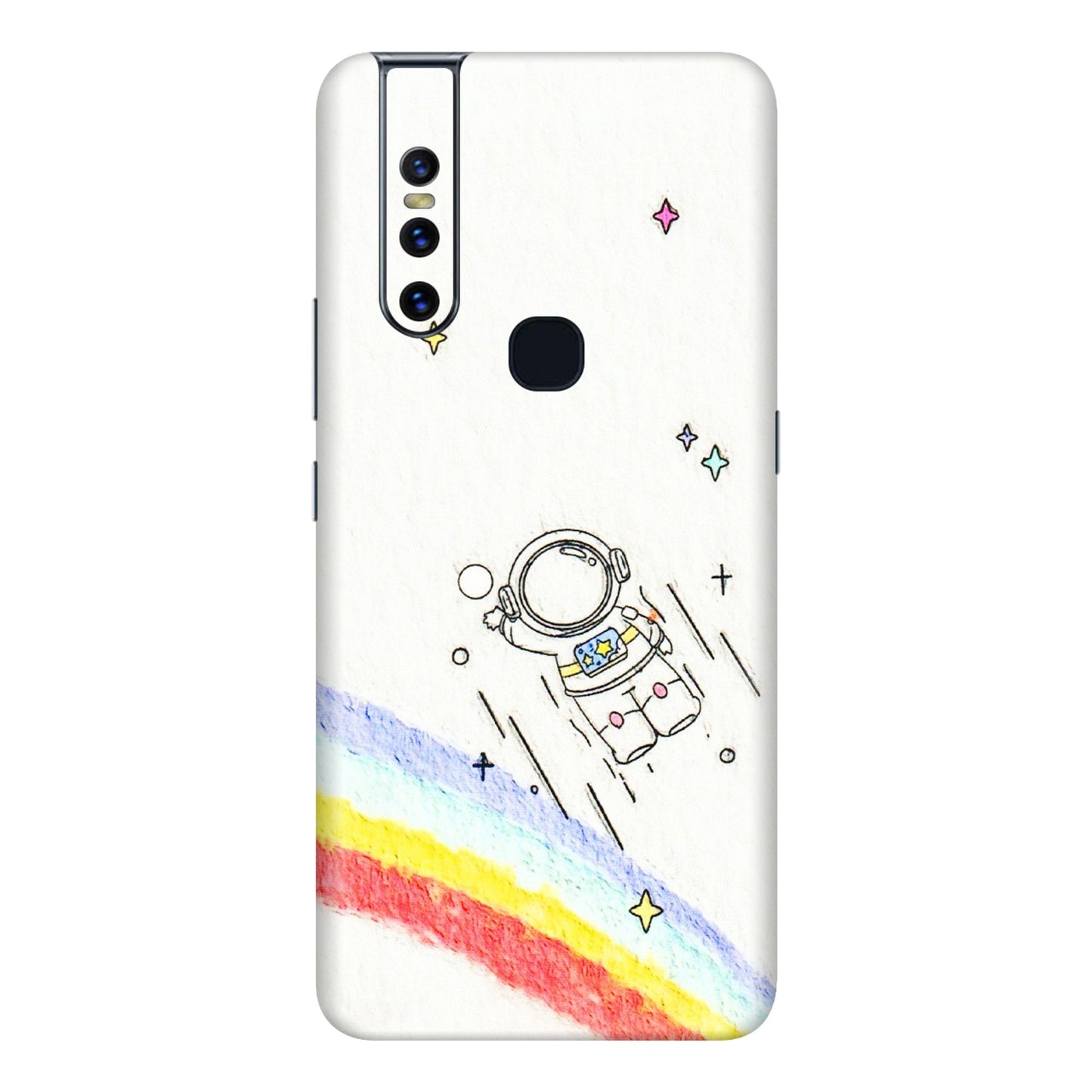 VIVO Z/V/X/T/U/S Series Phone Skins (All Models) - Milkyway Astronaut - 3D Embossed Finish (L-110) Vivo V15