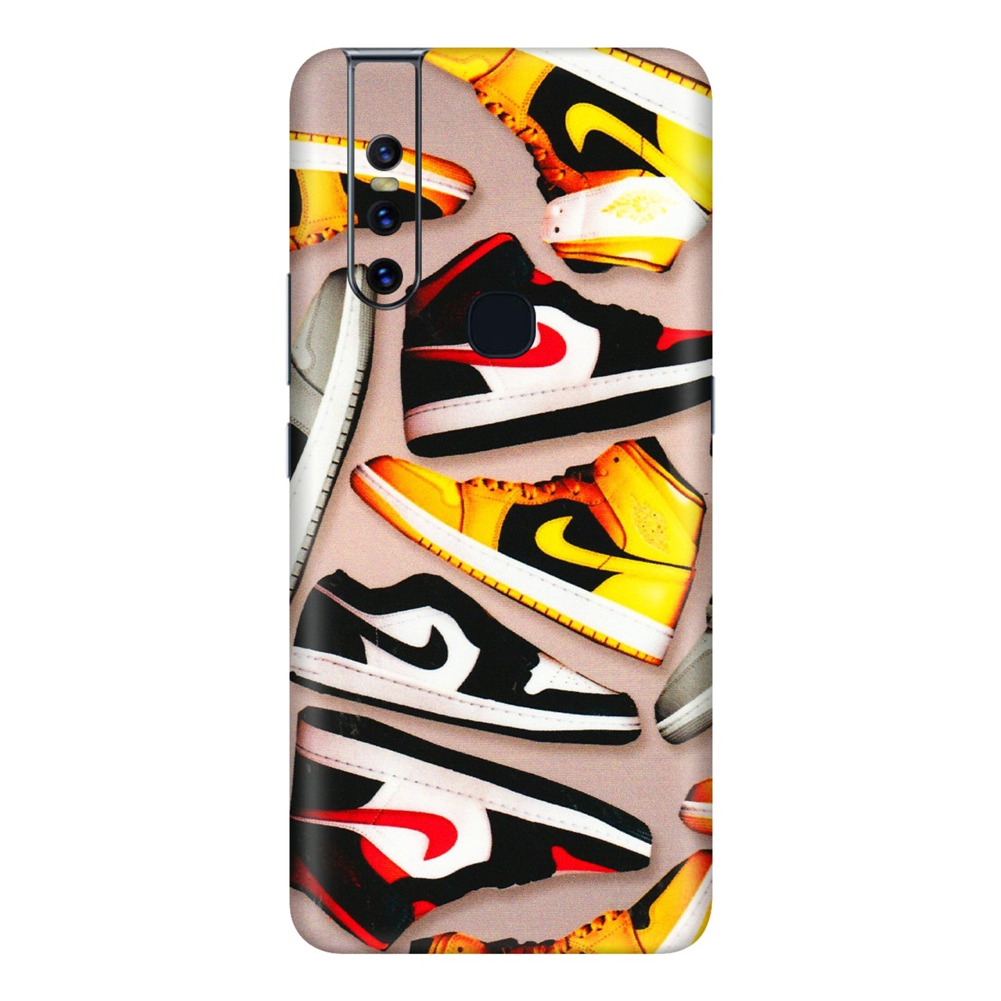 VIVO Z/V/X/T/U/S Series Phone Skins (All Models) - Sneaker Lover - 3D Embossed Finish (L-135) Vivo V15