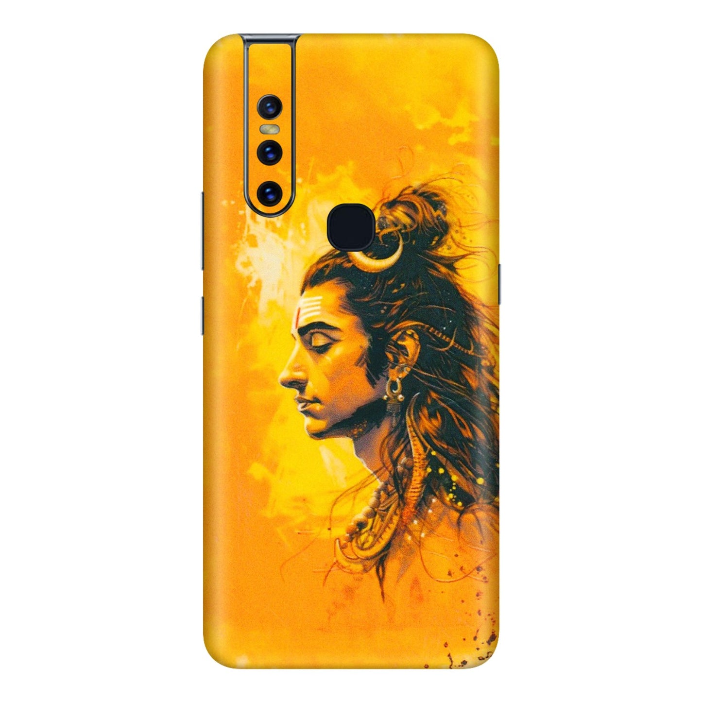 VIVO Z/V/X/T/U/S Series Phone Skins (All Models) - Shiv Shakti - 3D Embossed Finish (L-14) Vivo V15