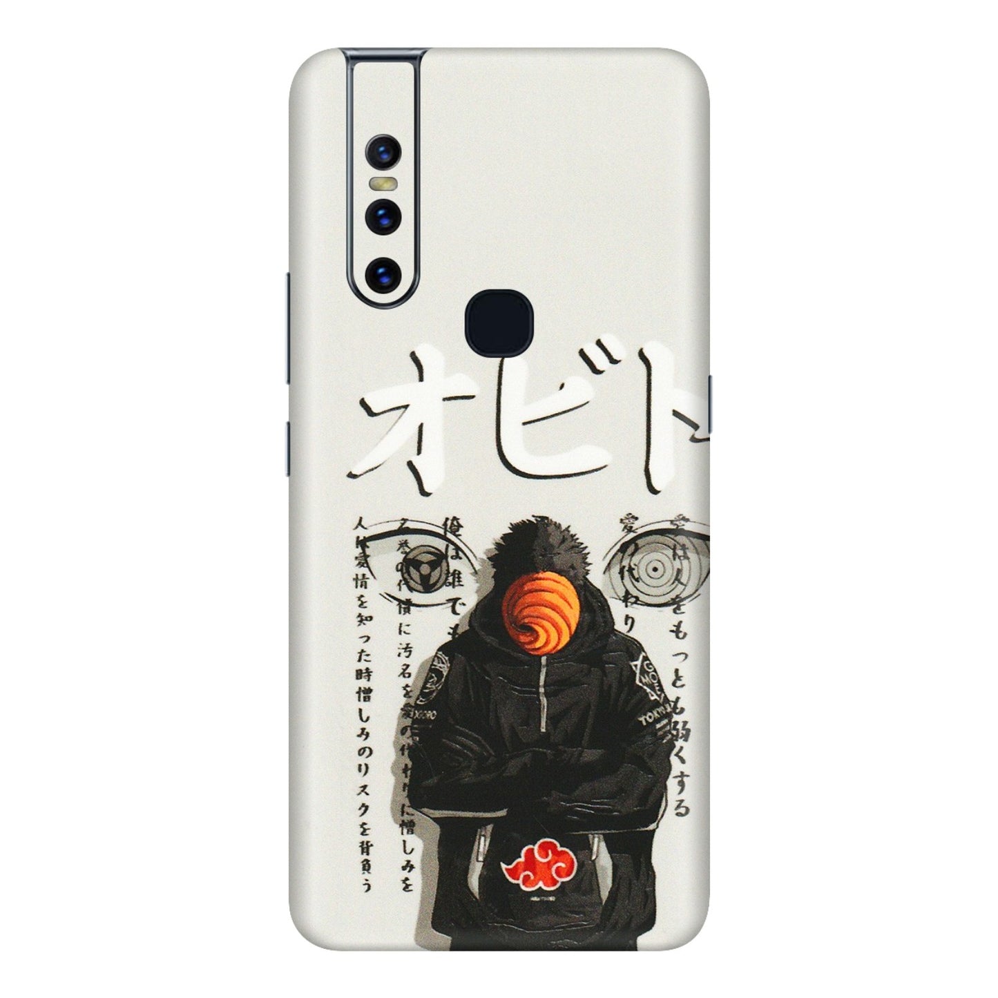 VIVO Z/V/X/T/U/S Series Phone Skins (All Models) - Obito Anime Eye - 3D Embossed Finish (L-19) Vivo V15