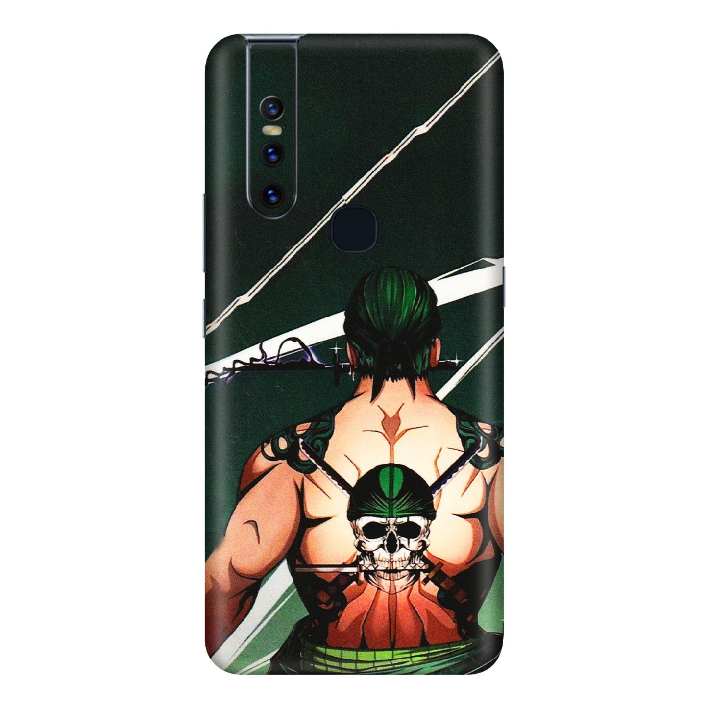 VIVO Z/V/X/T/U/S Series Phone Skins (All Models) - Zoro Anime - 3D Embossed Finish (L-23) Vivo V15