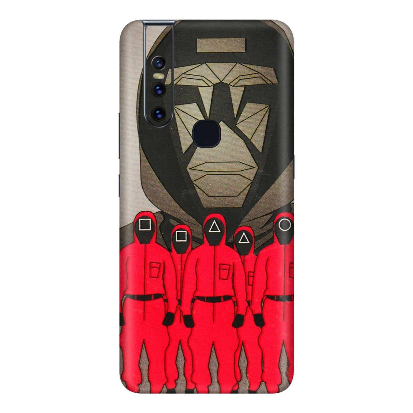 VIVO Z/V/X/T/U/S Series Phone Skins (All Models) - Squid Game Hero - 3D Embossed Finish (L-245) Vivo V15