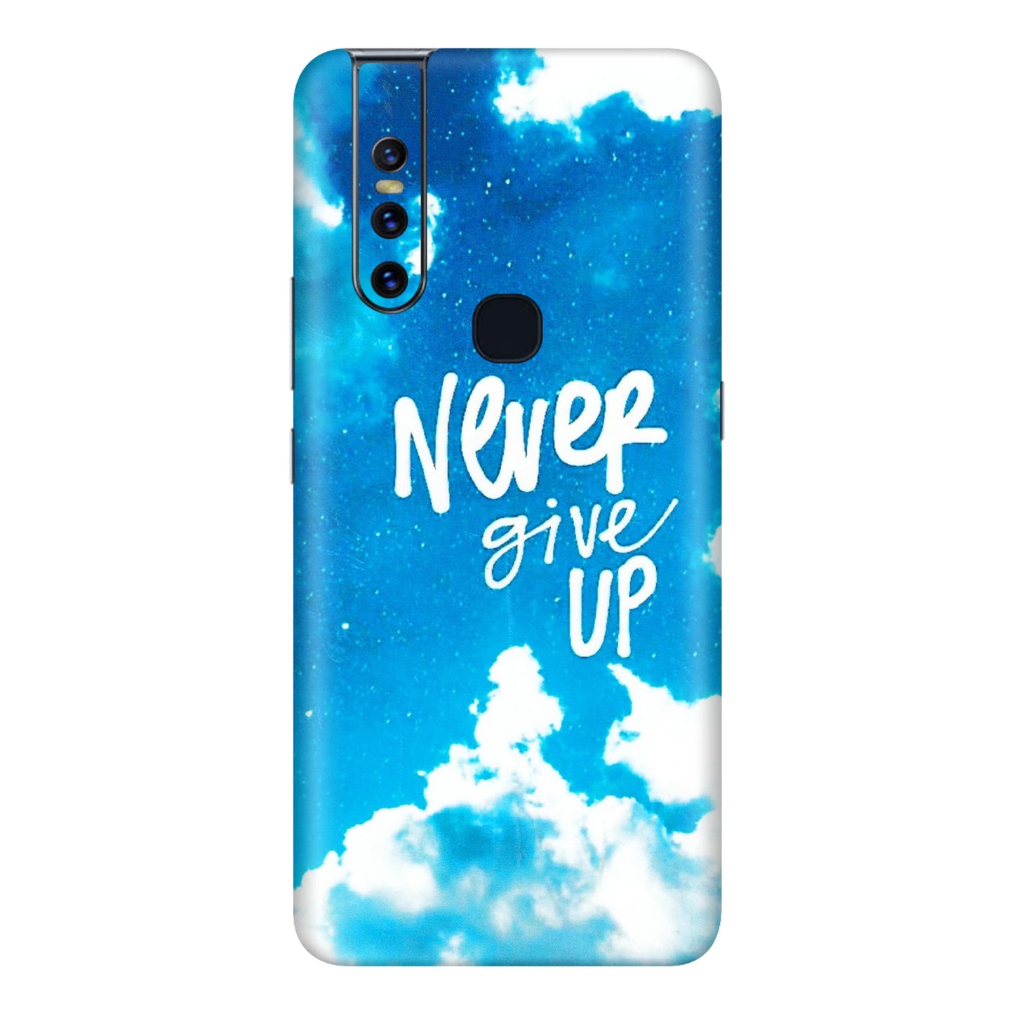 VIVO Z/V/X/T/U/S Series Phone Skins (All Models) - Never Give Up - 3D Embossed Finish (L-279) Vivo V15