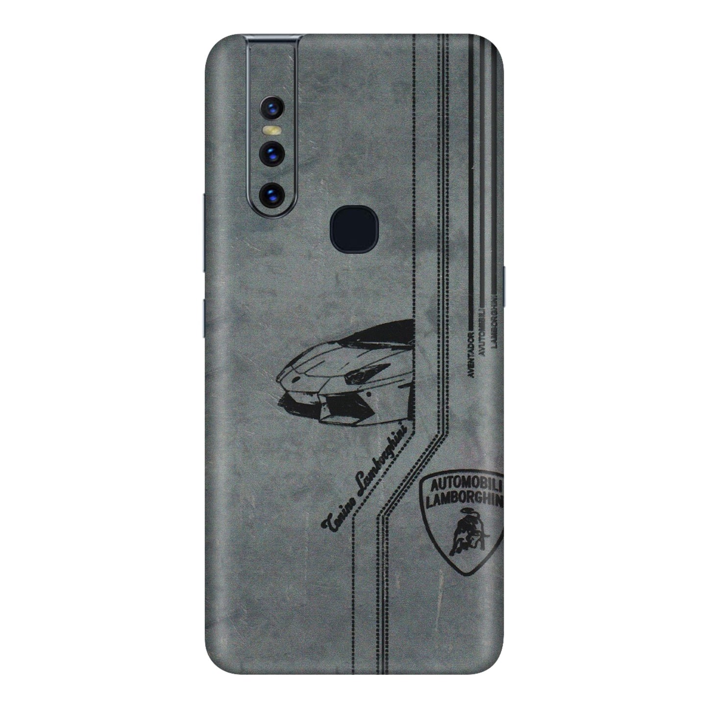 VIVO Z/V/X/T/U/S Series Phone Skins (All Models) - New Lamborgini Aventador - 3D Embossed Finish (L-321) Vivo V15