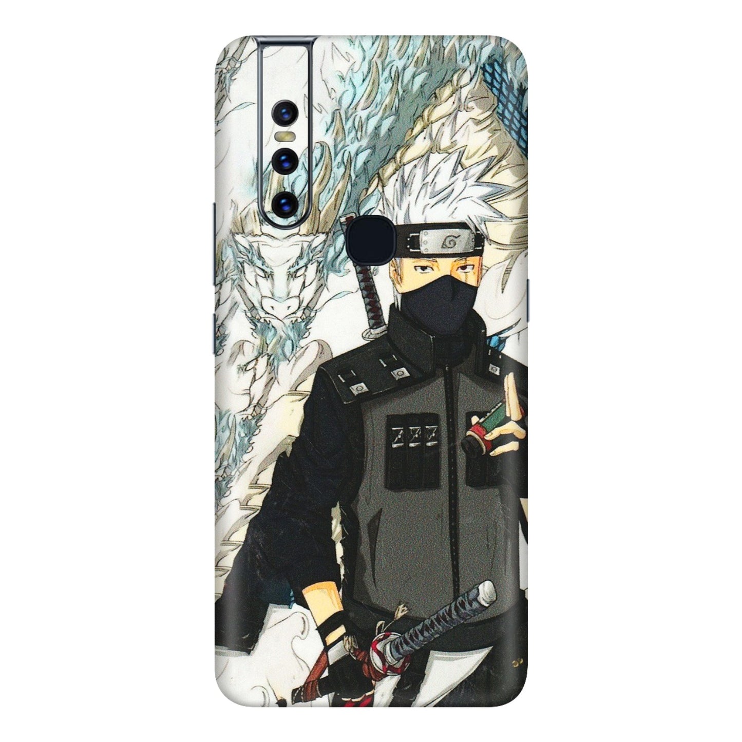 VIVO Z/V/X/T/U/S Series Phone Skins (All Models) - Kakashi Hatake Naruto Anime - 3D Embossed Finish (L-46) Vivo V15
