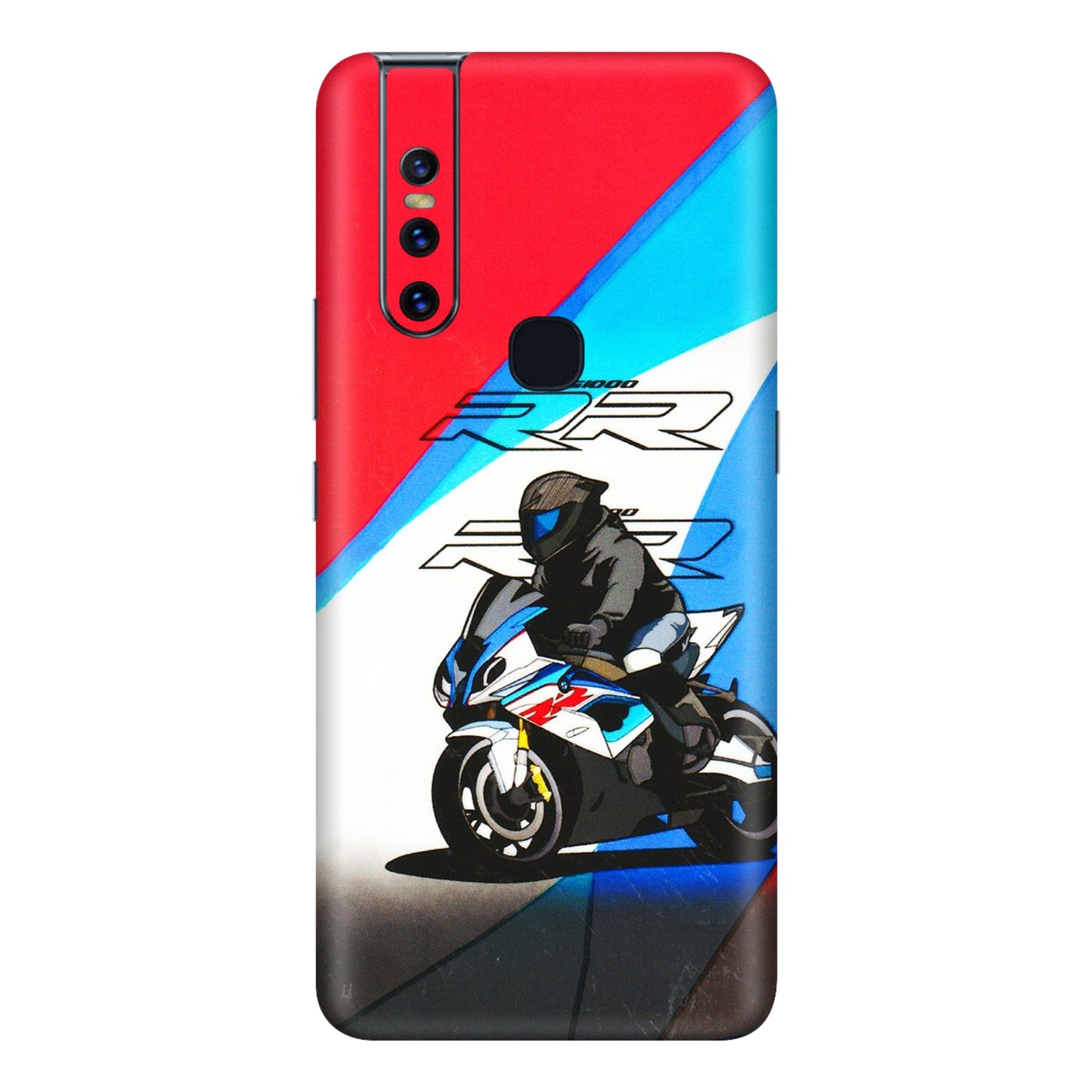VIVO Z/V/X/T/U/S Series Phone Skins (All Models) - Bikers Love - 3D Embossed Finish (L-58) Vivo V15