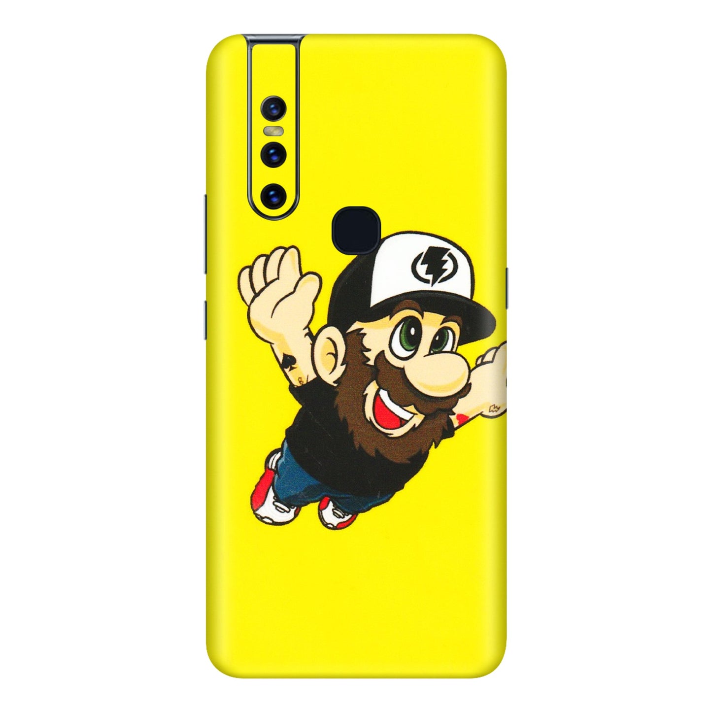 VIVO Z/V/X/T/U/S Series Phone Skins (All Models) - Flying Beardo - 3D Embossed Finish (L-60) Vivo V15