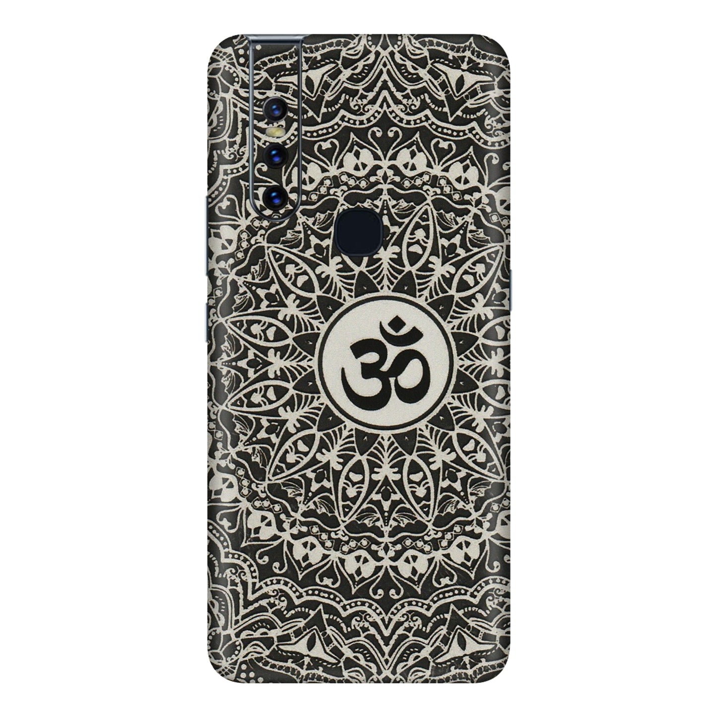 VIVO Z/V/X/T/U/S Series Phone Skins (All Models) - Aum Elegant Mandala - 3D Embossed Finish (L-62) Vivo V15