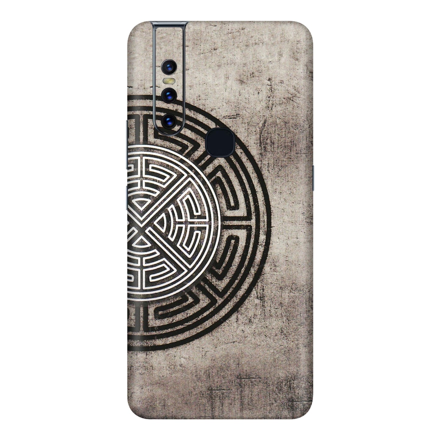 VIVO Z/V/X/T/U/S Series Phone Skins (All Models) - Mysterious Circular Design - 3D Embossed Finish (L-63) Vivo V15