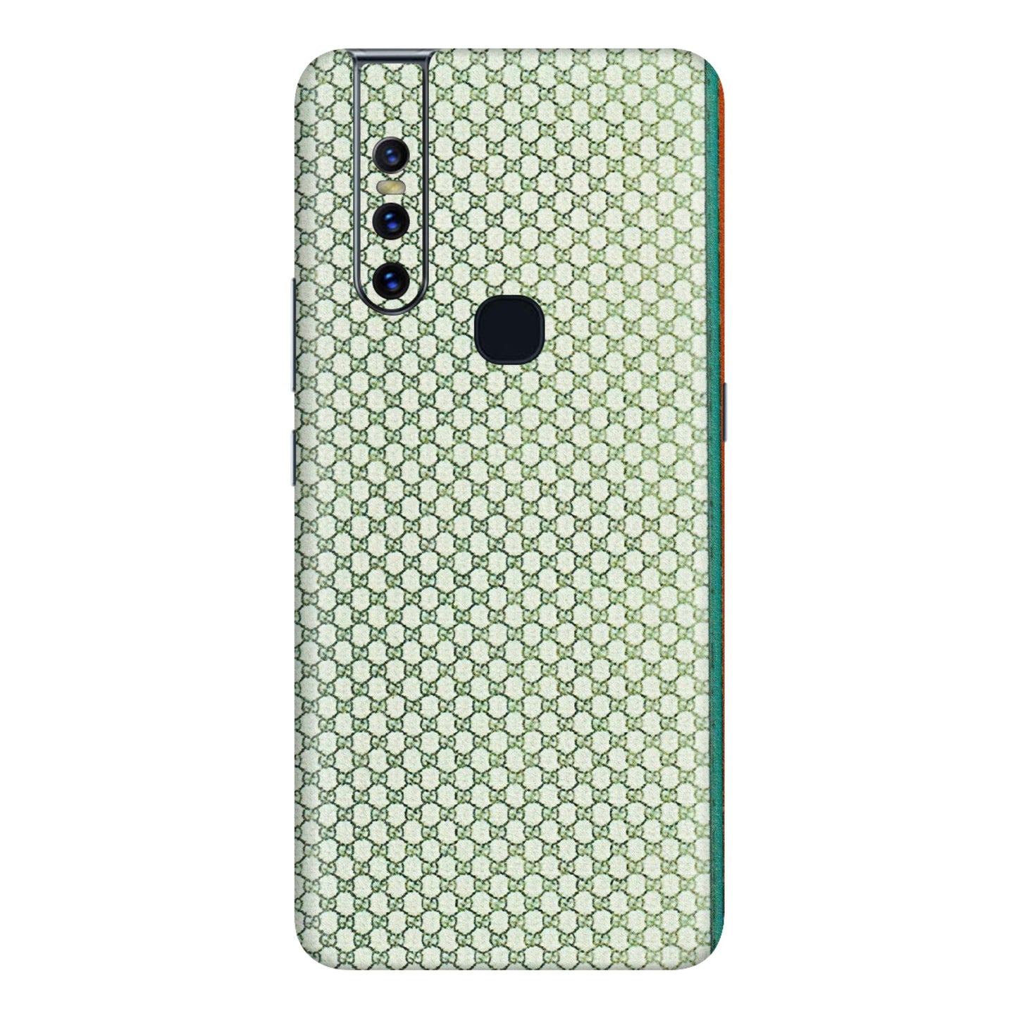 VIVO Z/V/X/T/U/S Series Phone Skins (All Models) - Gucci Fabric Pattern - 3D Embossed Finish (L-73) Vivo V15