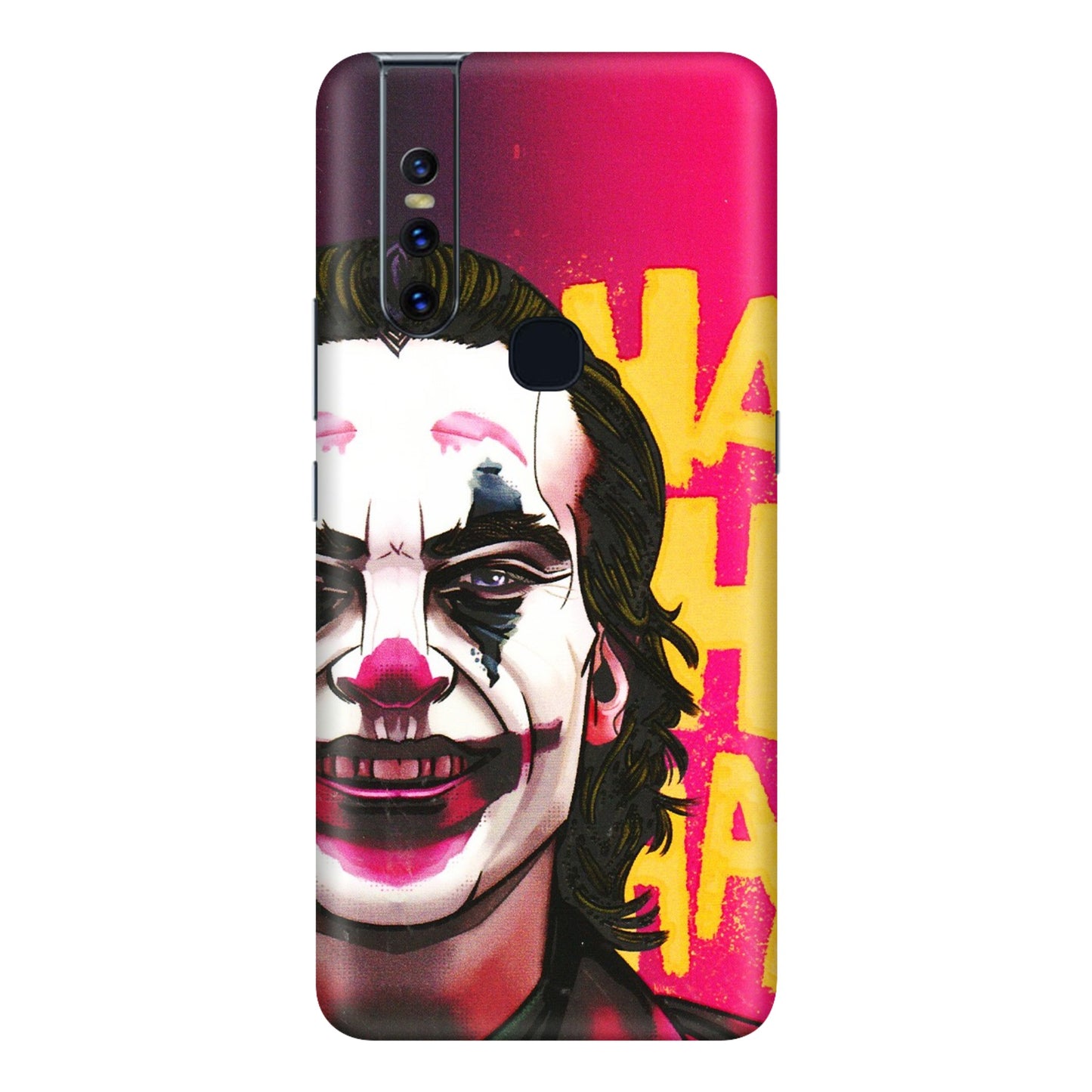 VIVO Z/V/X/T/U/S Series Phone Skins (All Models) - Joker Evil Laugh - 3D Embossed Finish (L-97) Vivo V15