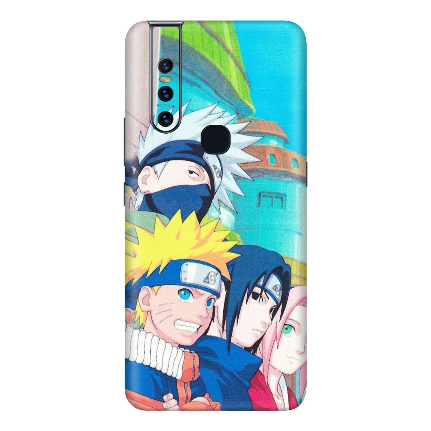 VIVO Z/V/X/T/U/S Series Phone Skins (All Models) - Team Minato And Kakashi - Matte Finish (M-101) Vivo V15