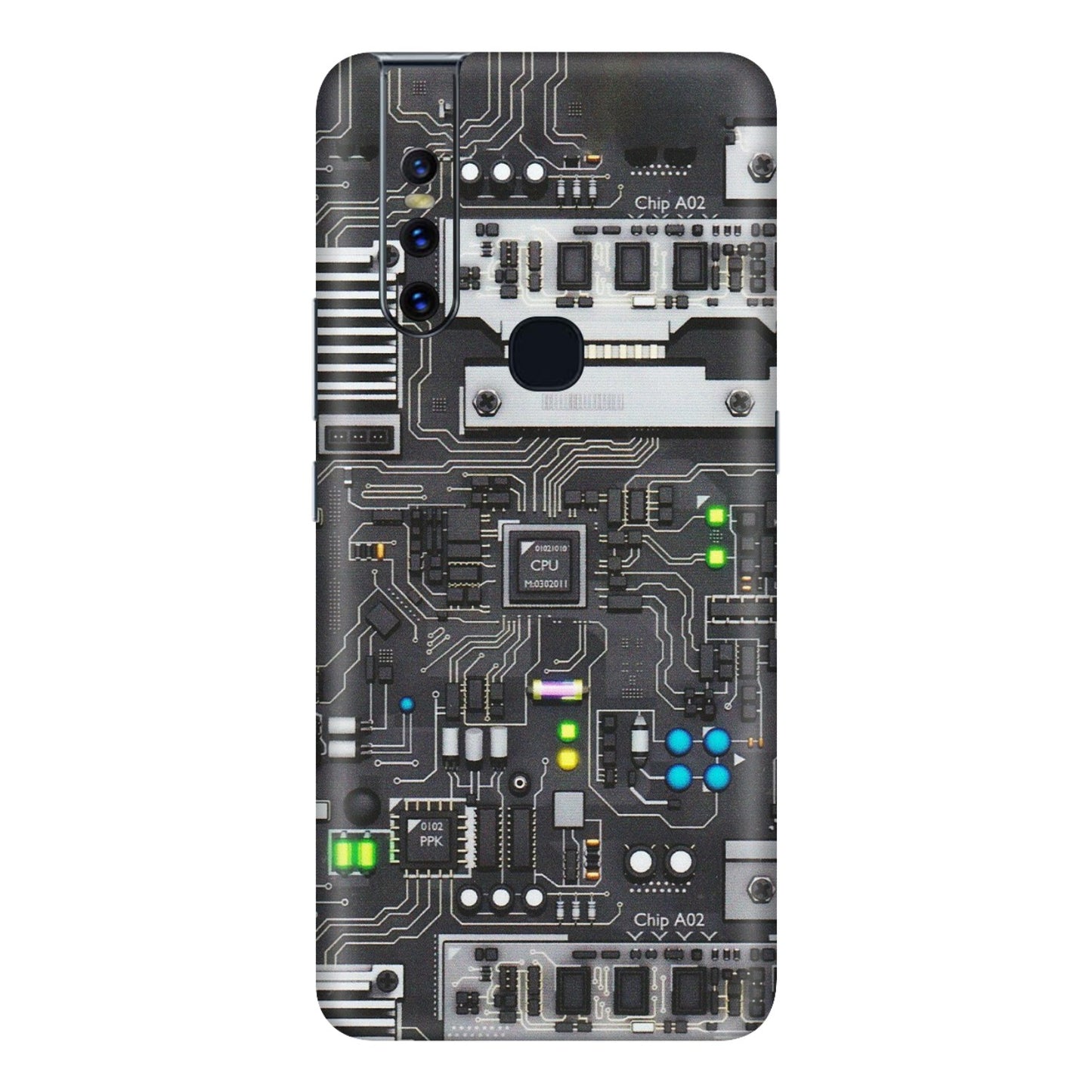 VIVO Z/V/X/T/U/S Series Phone Skins (All Models) - Motherboard Internals - Matte Finish (M-135) Vivo V15