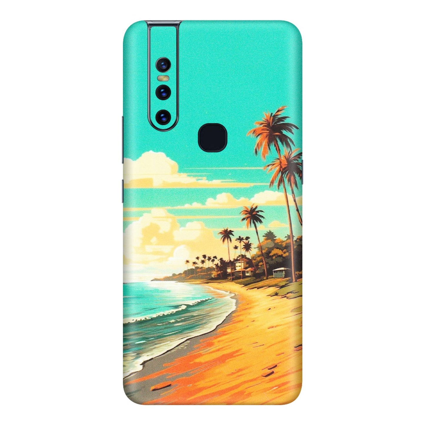 VIVO Z/V/X/T/U/S Series Phone Skins (All Models) - Miami Beach - Matte Finish (M-136) Vivo V15