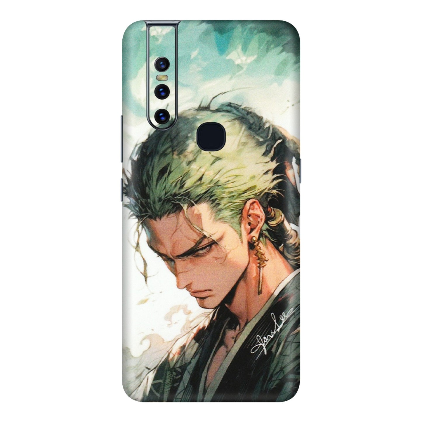VIVO Z/V/X/T/U/S Series Phone Skins (All Models) - New Roronoa Zoro One Picece Anime - Matte Finish (M-140) Vivo V15