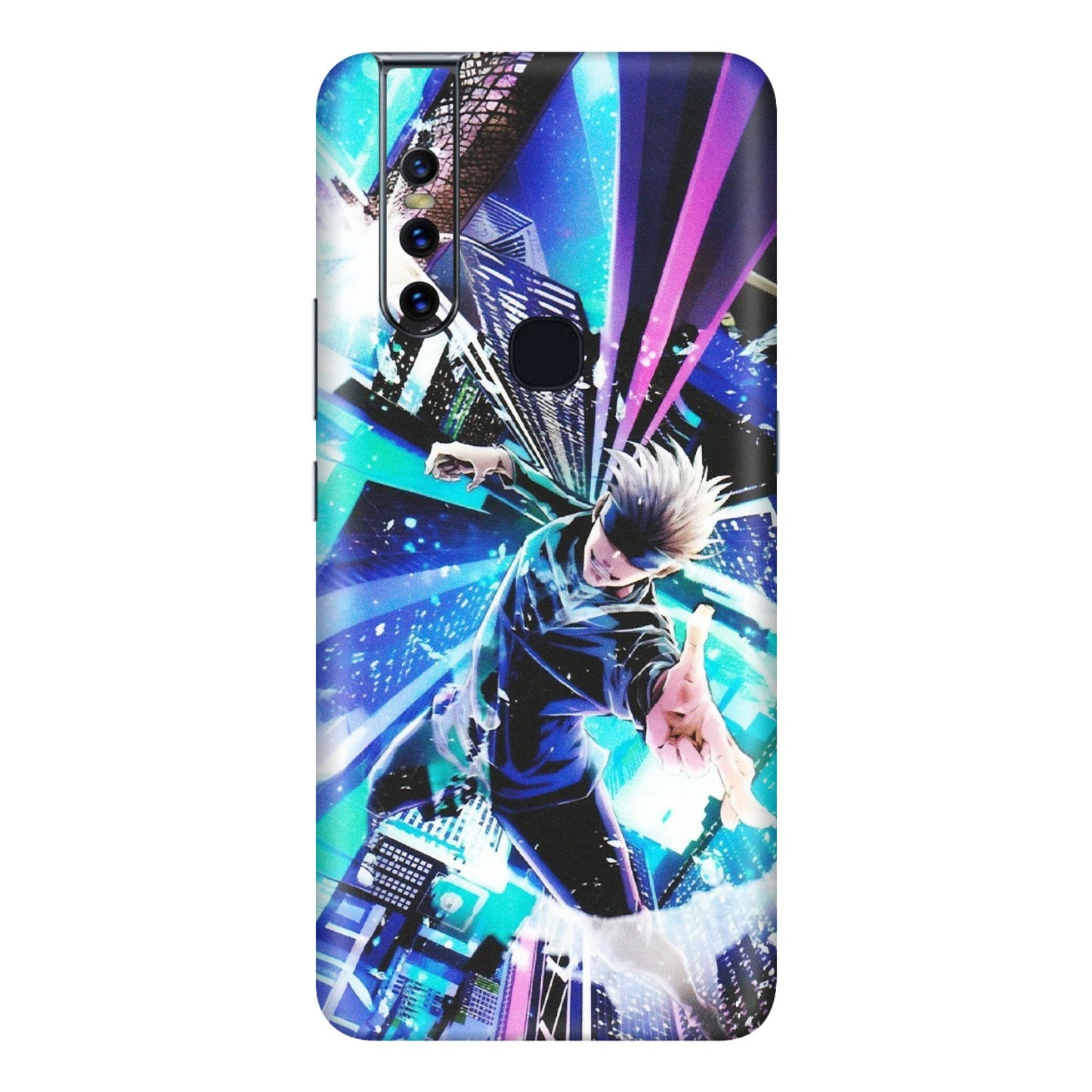 VIVO Z/V/X/T/U/S Series Phone Skins (All Models) - Manga Action Jujustu Kaisen Anime - Matte Finish (M-155) Vivo V15