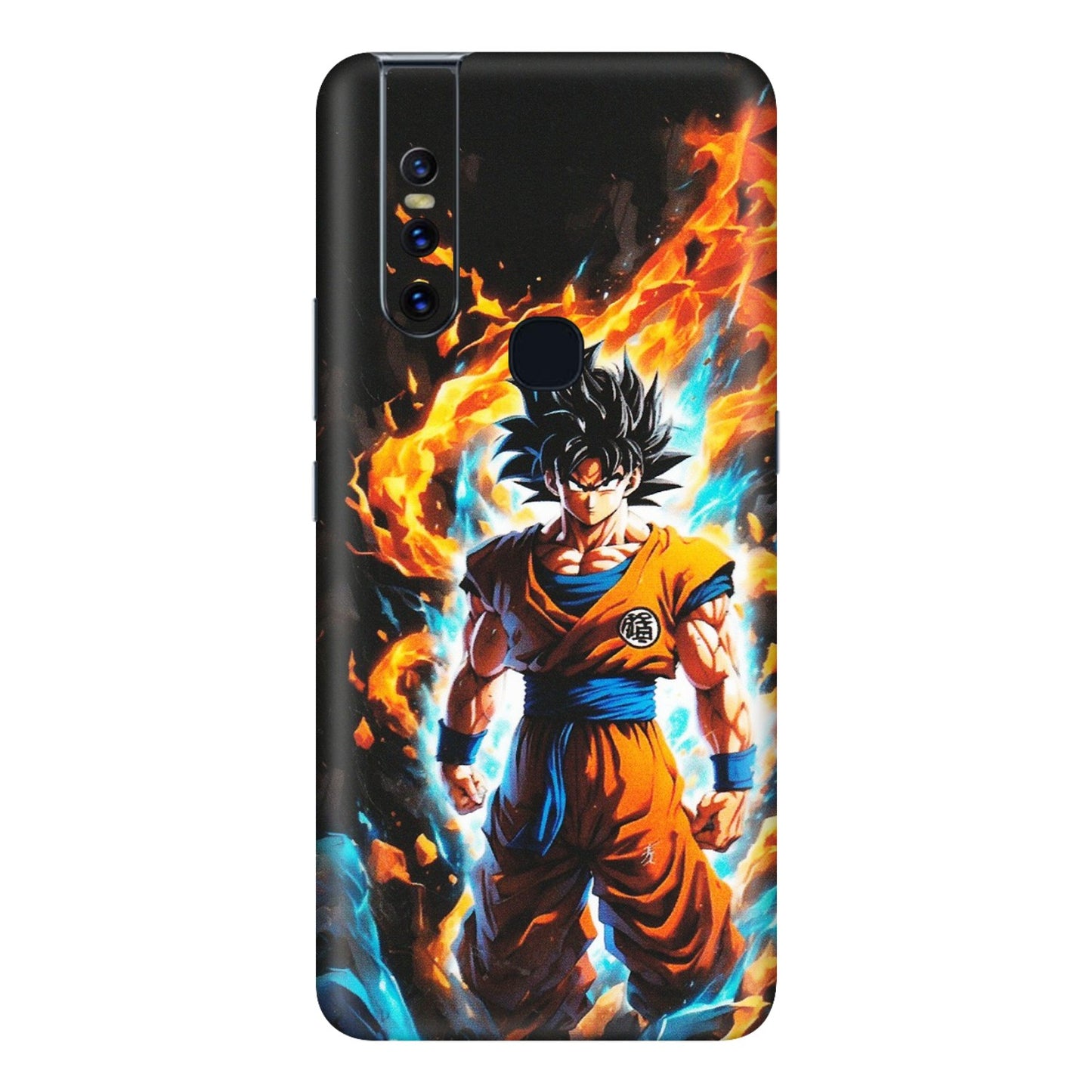 VIVO Z/V/X/T/U/S Series Phone Skins (All Models) - Goku Transformation Anime - Matte Finish (M-159) Vivo V15