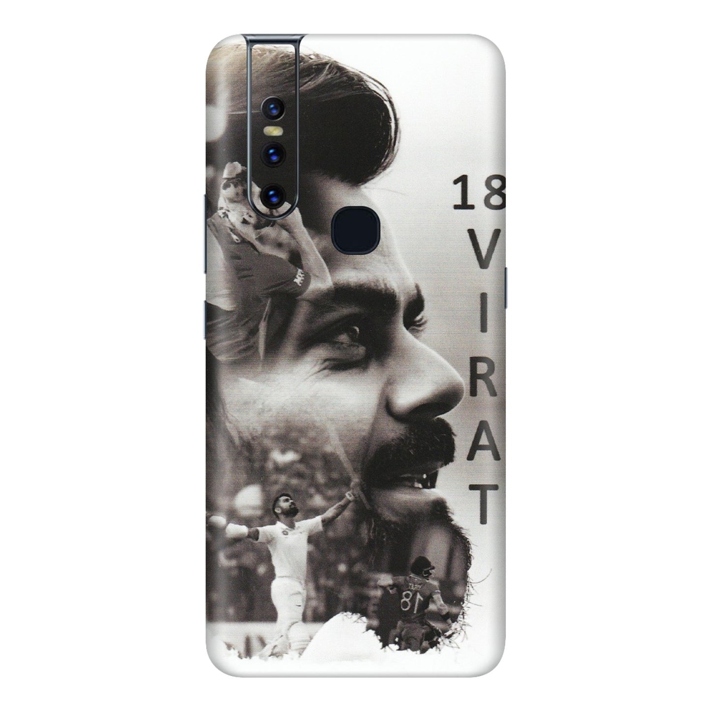 VIVO Z/V/X/T/U/S Series Phone Skins (All Models) - Virat Kohli Cricketer - Matte Finish (M-163) Vivo V15