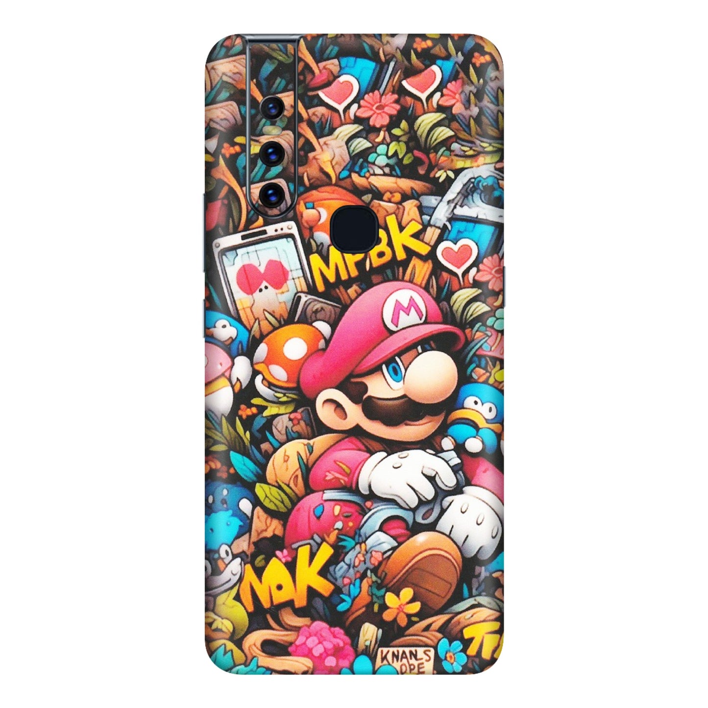 VIVO Z/V/X/T/U/S Series Phone Skins (All Models) - Super Mario Bros Artistic - Matte Finish (M-173) Vivo V15