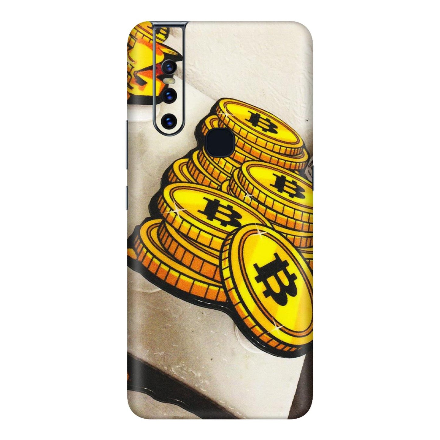VIVO Z/V/X/T/U/S Series Phone Skins (All Models) - Billionaire Bitcoin Collection - Matte Finish (M-92) Vivo V15
