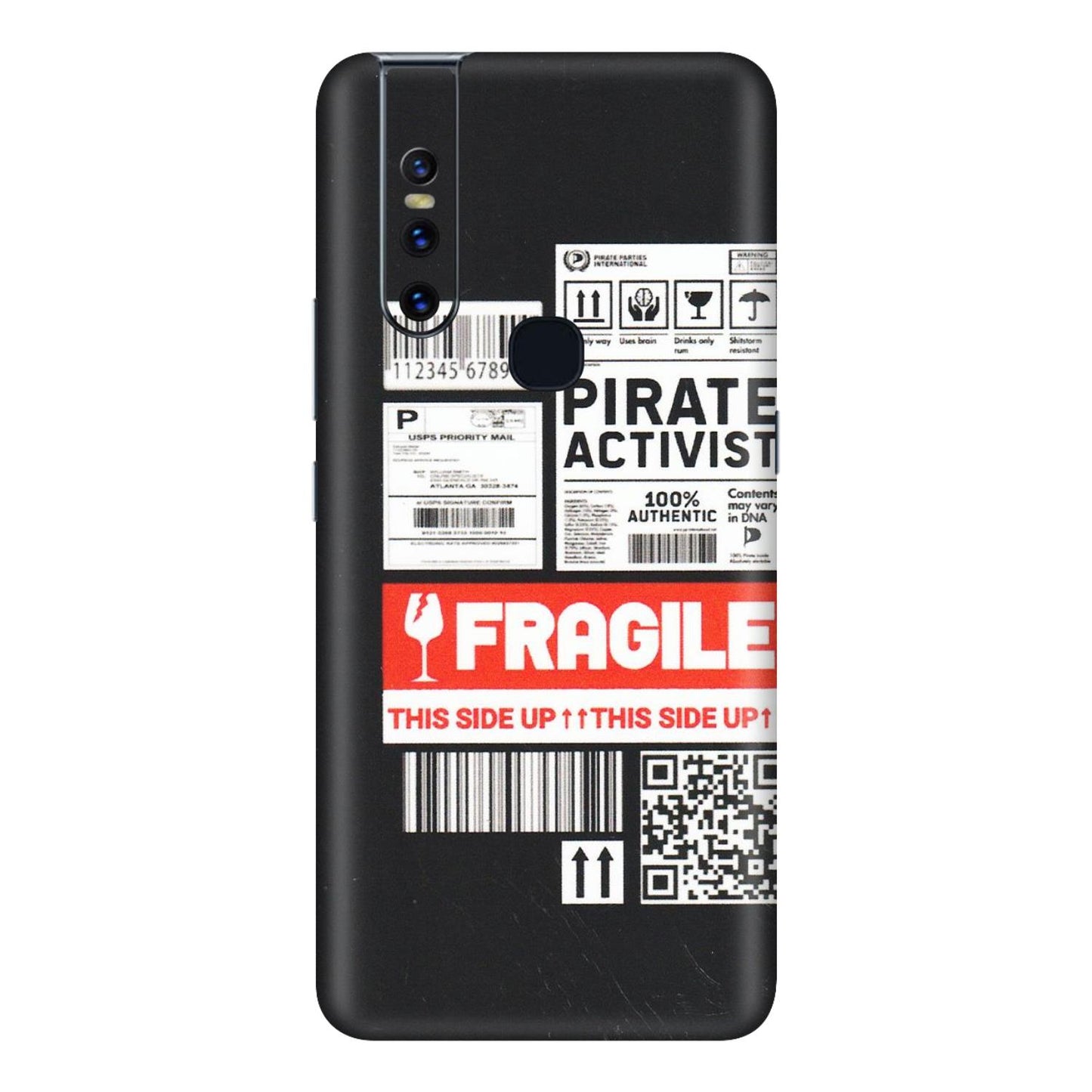 VIVO Z/V/X/T/U/S Series Phone Skins (All Models) - Handle With Care - Matte Finish (M-99) Vivo V15