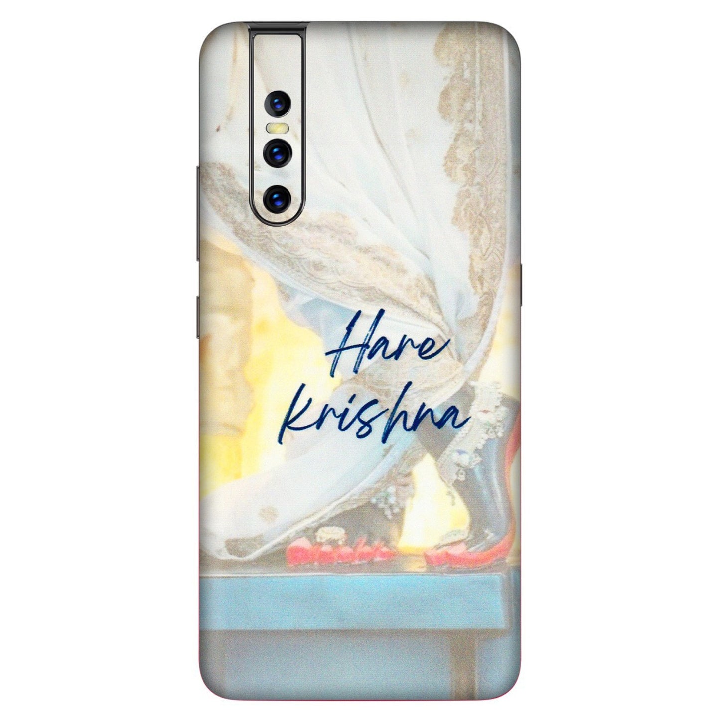 VIVO Z/V/X/T/U/S Series Phone Skins (All Models) - Hare Krishna - 3D Embossed Finish (L-03) Vivo V15 Pro