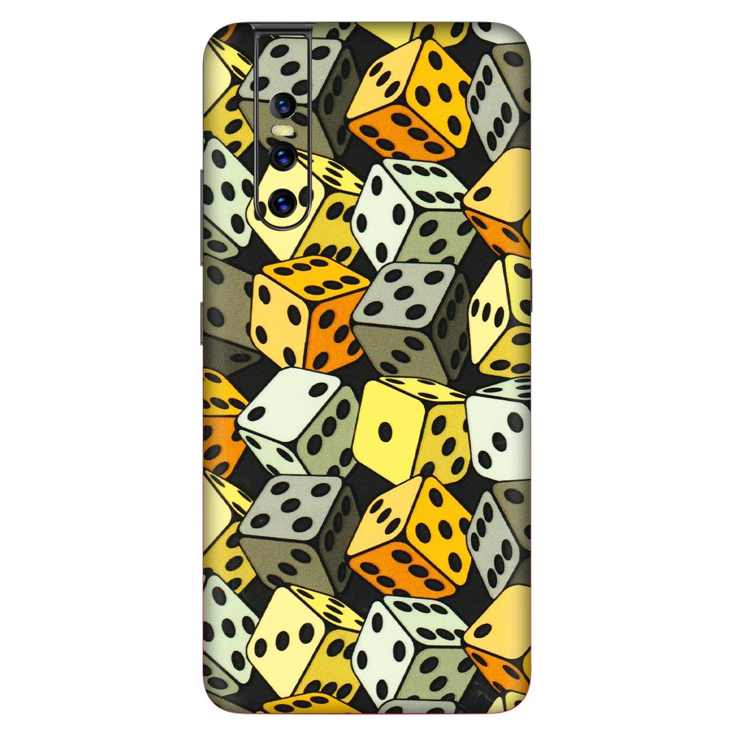 VIVO Z/V/X/T/U/S Series Phone Skins (All Models) - Dices Of Life - 3D Embossed Finish (L-04) Vivo V15 Pro