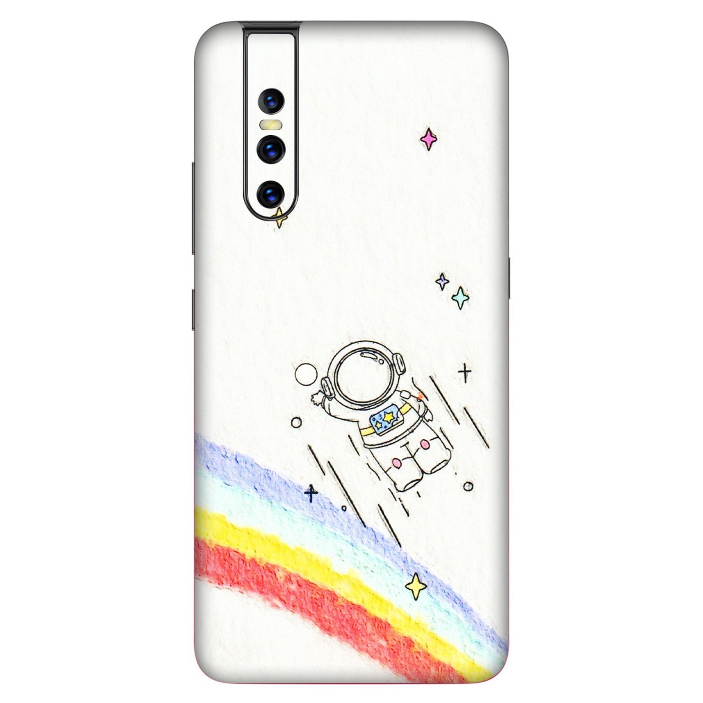 VIVO Z/V/X/T/U/S Series Phone Skins (All Models) - Milkyway Astronaut - 3D Embossed Finish (L-110) Vivo V15 Pro