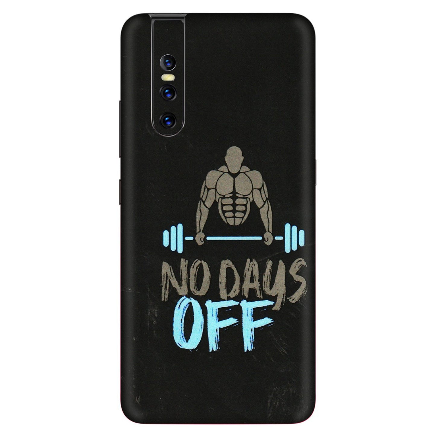 VIVO Z/V/X/T/U/S Series Phone Skins (All Models) - Gym Lover - 3D Embossed Finish (L-127) Vivo V15 Pro