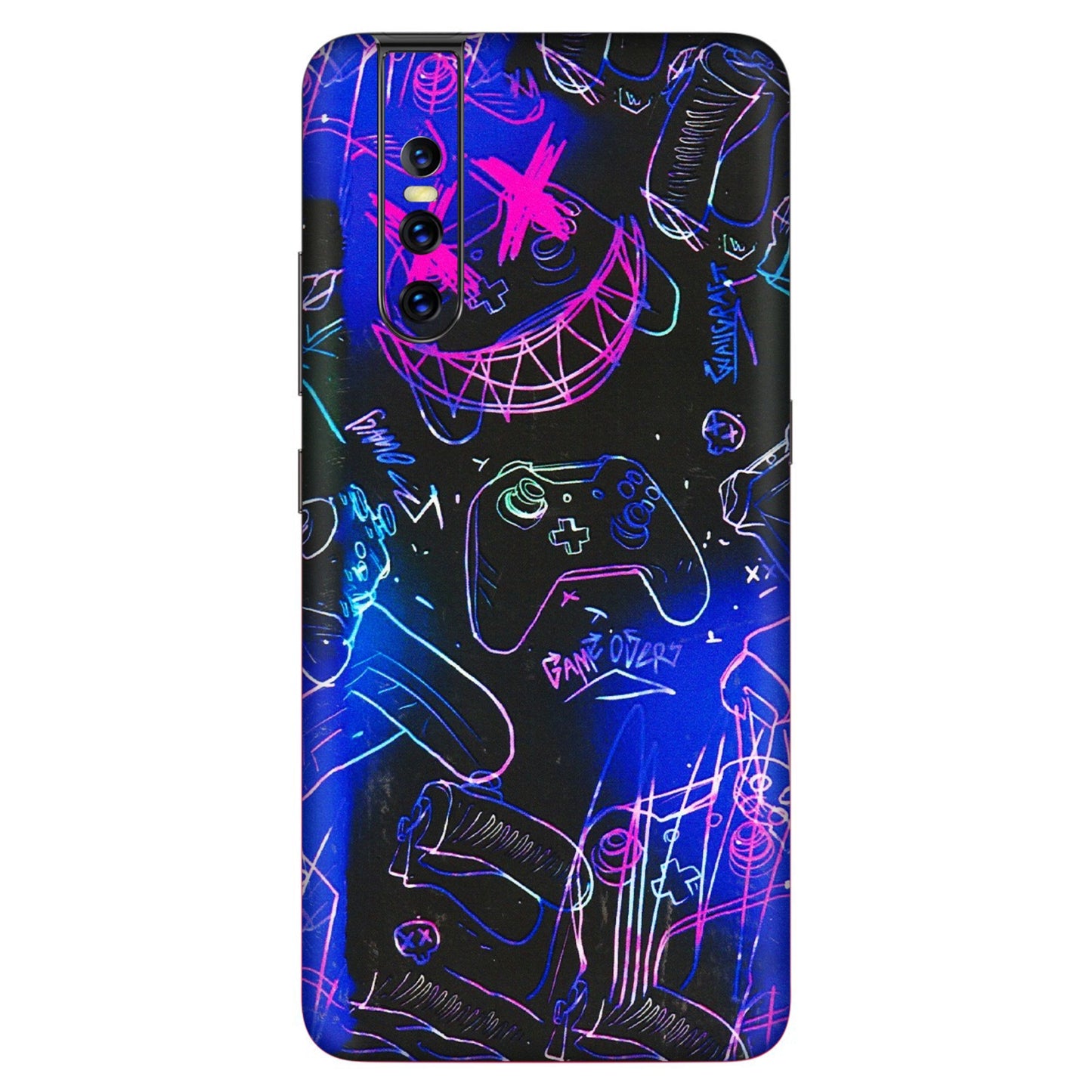 VIVO Z/V/X/T/U/S Series Phone Skins (All Models) - Gamers Paradise - 3D Embossed Finish (L-258) Vivo V15 Pro