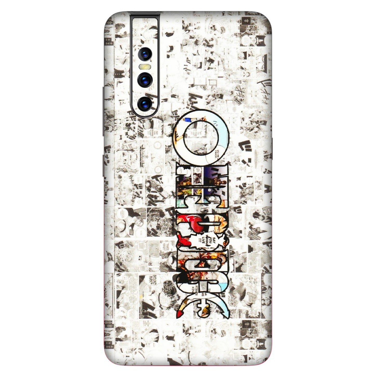 VIVO Z/V/X/T/U/S Series Phone Skins (All Models) - One Piece Manga - 3D Embossed Finish (L-26) Vivo V15 Pro