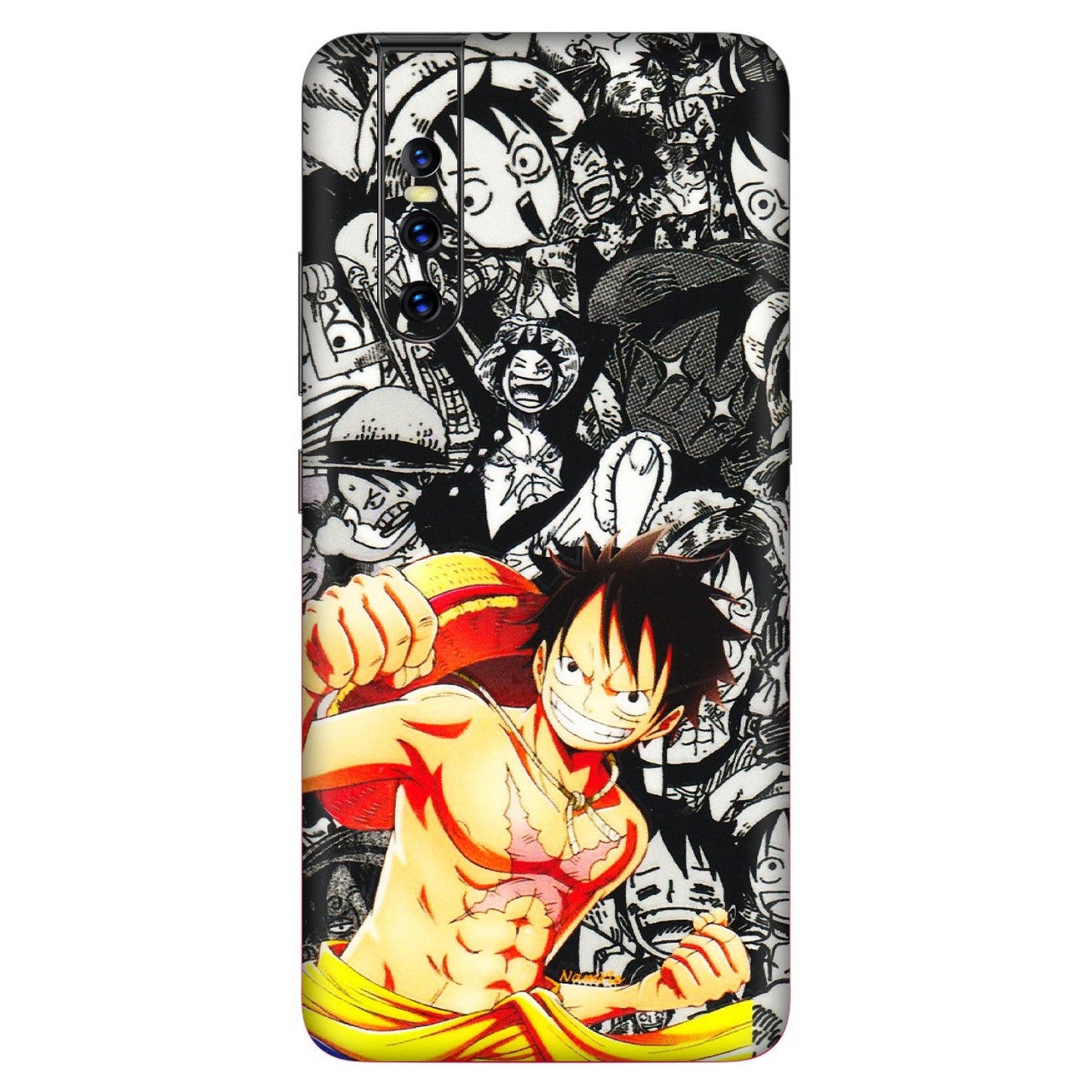 VIVO Z/V/X/T/U/S Series Phone Skins (All Models) - Anime Comics Games Doodles - 3D Embossed Finish (L-27) Vivo V15 Pro