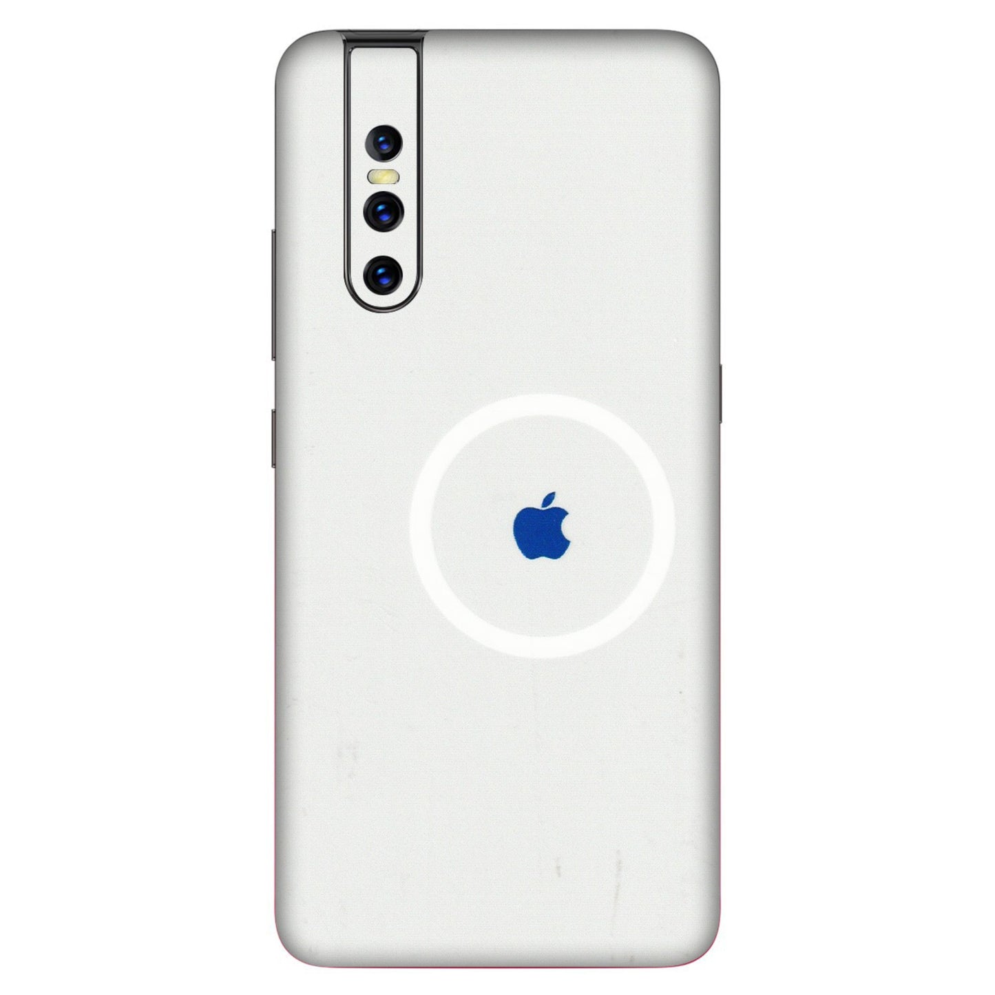 VIVO Z/V/X/T/U/S Series Phone Skins (All Models) - iPhone Magsafe Logo - 3D Embossed Finish (L-320) Vivo V15 Pro