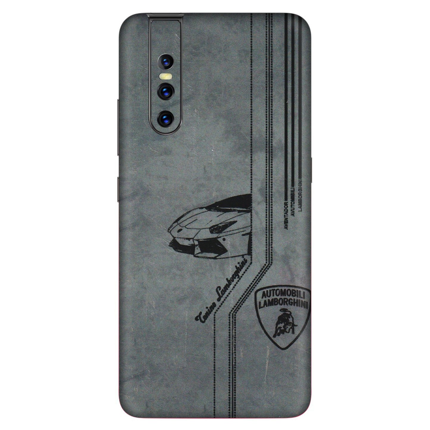 VIVO Z/V/X/T/U/S Series Phone Skins (All Models) - New Lamborgini Aventador - 3D Embossed Finish (L-321) Vivo V15 Pro