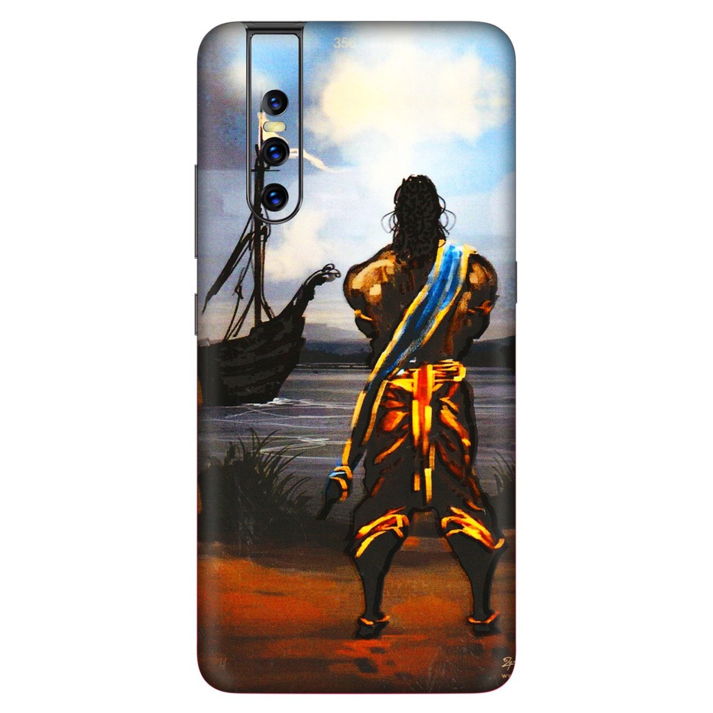 VIVO Z/V/X/T/U/S Series Phone Skins (All Models) - Heavenly God Figure - 3D Embossed Finish (L-34) Vivo V15 Pro