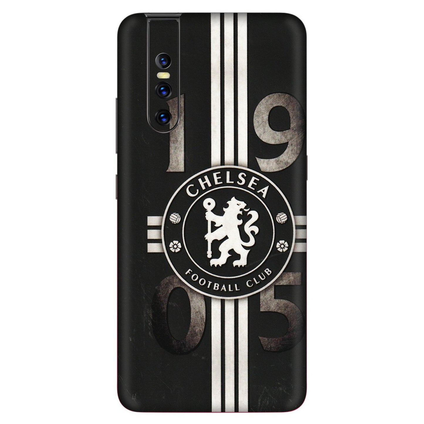 VIVO Z/V/X/T/U/S Series Phone Skins (All Models) - Chelsea Fan Club - 3D Embossed Finish (L-36) Vivo V15 Pro