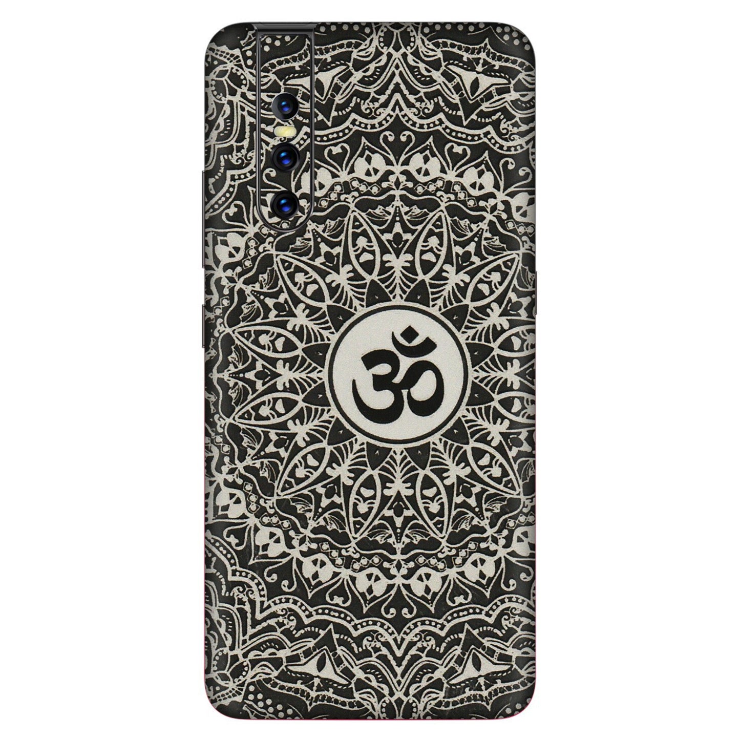 VIVO Z/V/X/T/U/S Series Phone Skins (All Models) - Aum Elegant Mandala - 3D Embossed Finish (L-62) Vivo V15 Pro