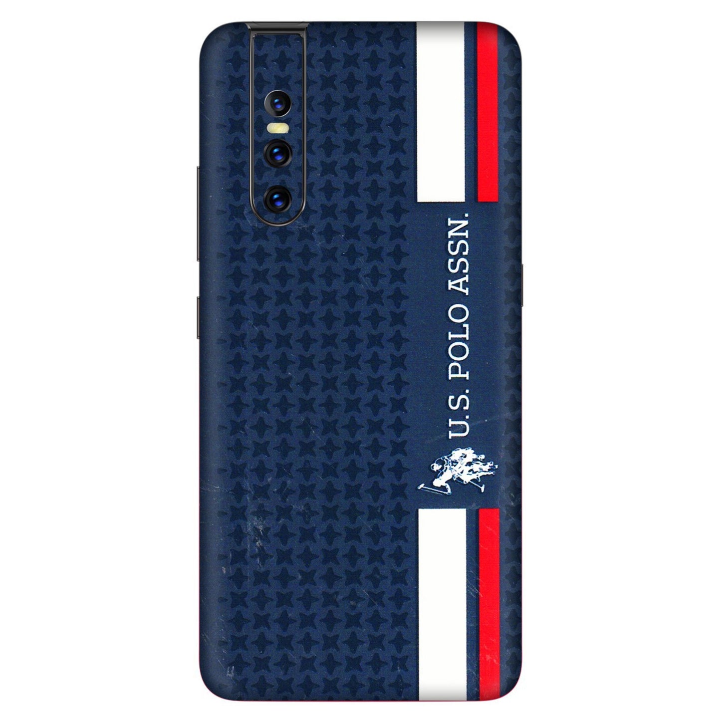 VIVO Z/V/X/T/U/S Series Phone Skins (All Models) - US POLO Designer Brand - 3D Embossed Finish (L-65) Vivo V15 Pro